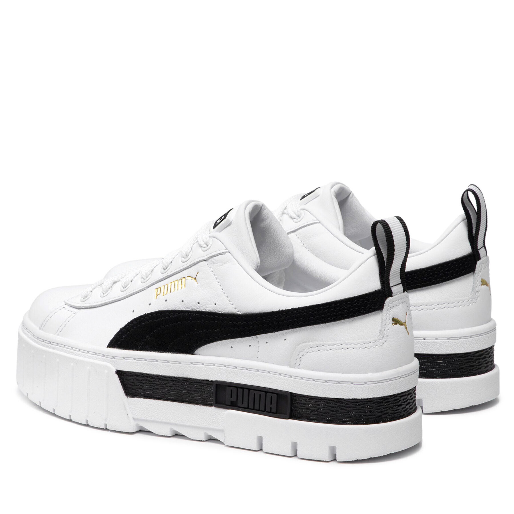 Puma Сникърси Mayze Lth Wn's 381983 01 Бял - Pepit.bg