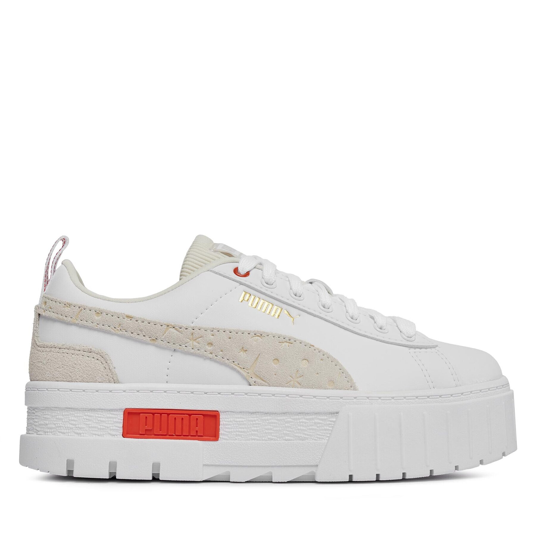 Puma Сникърси Mayze Lucky Charm Wns 389585 01 Бял - Pepit.bg