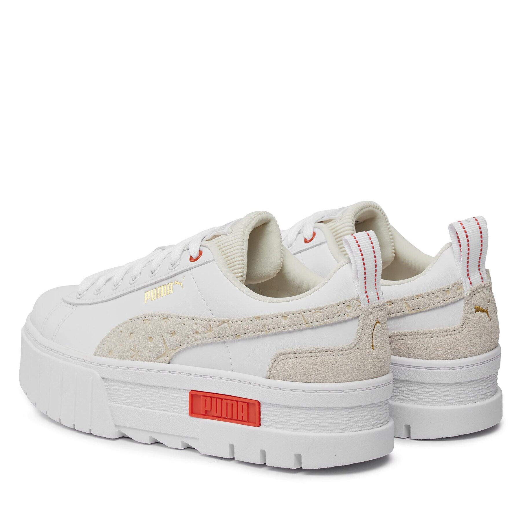 Puma Сникърси Mayze Lucky Charm Wns 389585 01 Бял - Pepit.bg