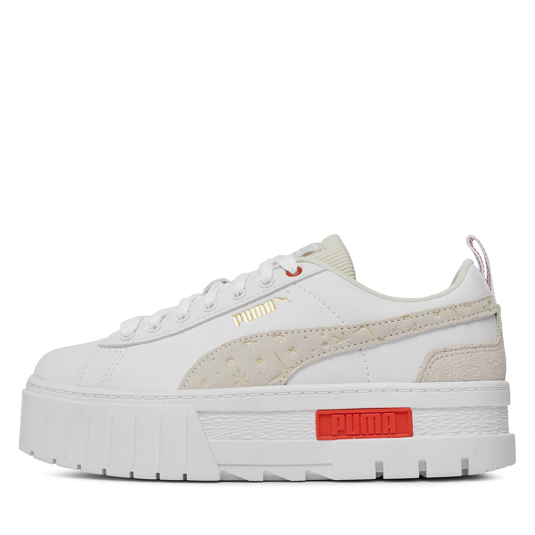 Puma Сникърси Mayze Lucky Charm Wns 389585 01 Бял - Pepit.bg