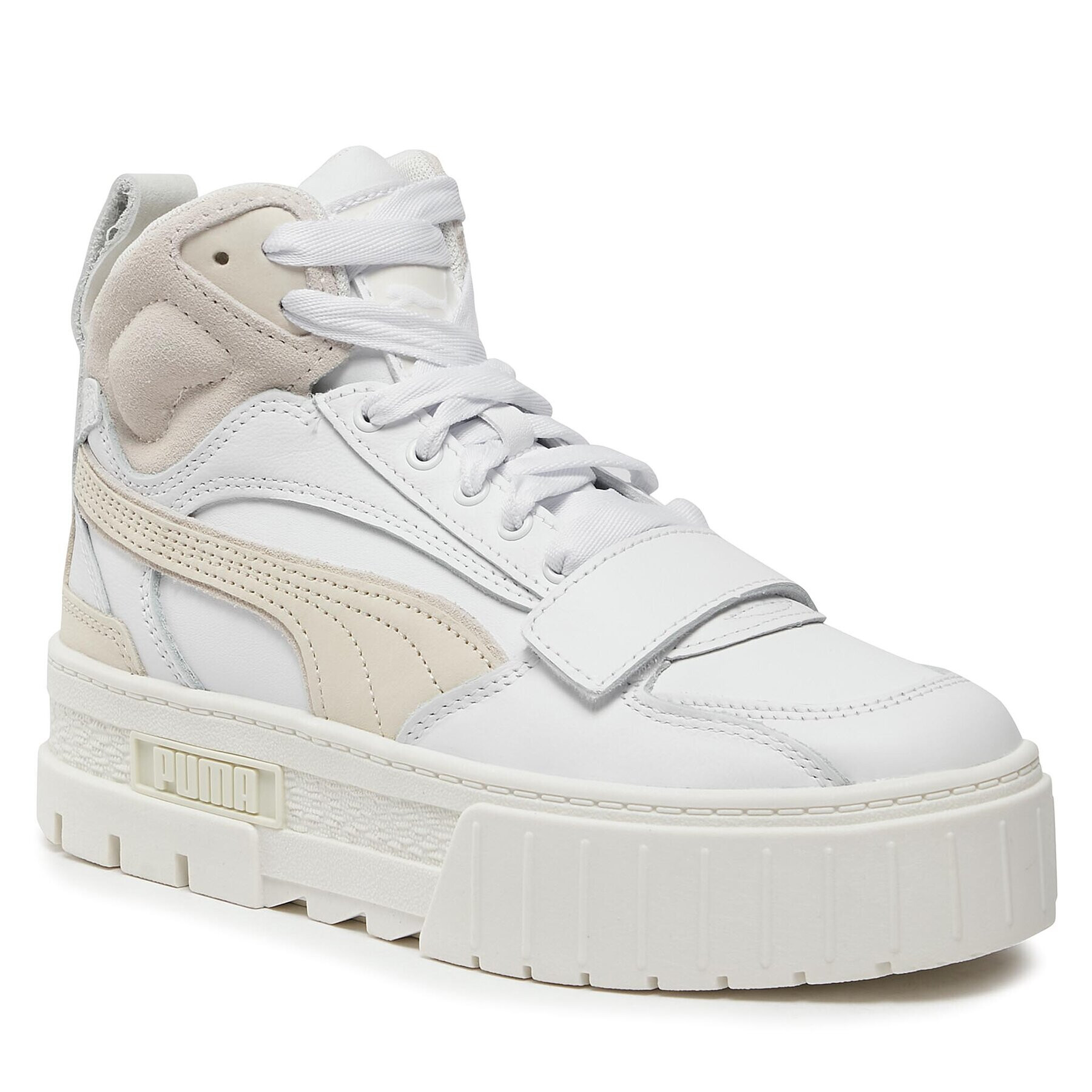 Puma Сникърси Mayze Mid PRM Wns 393083 01 Бял - Pepit.bg