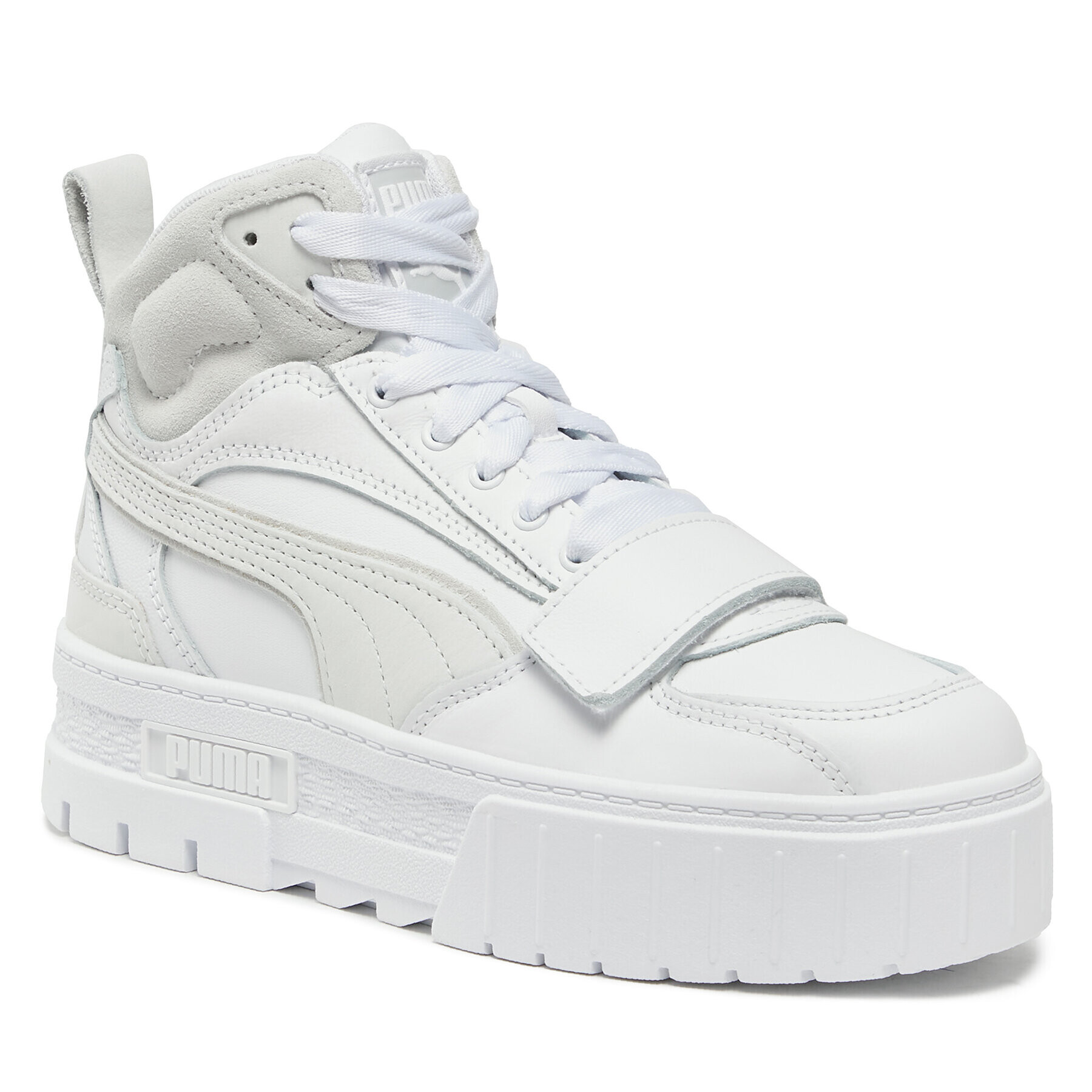 Puma Сникърси Mayze Mid PRM Wns 393083 02 Бял - Pepit.bg