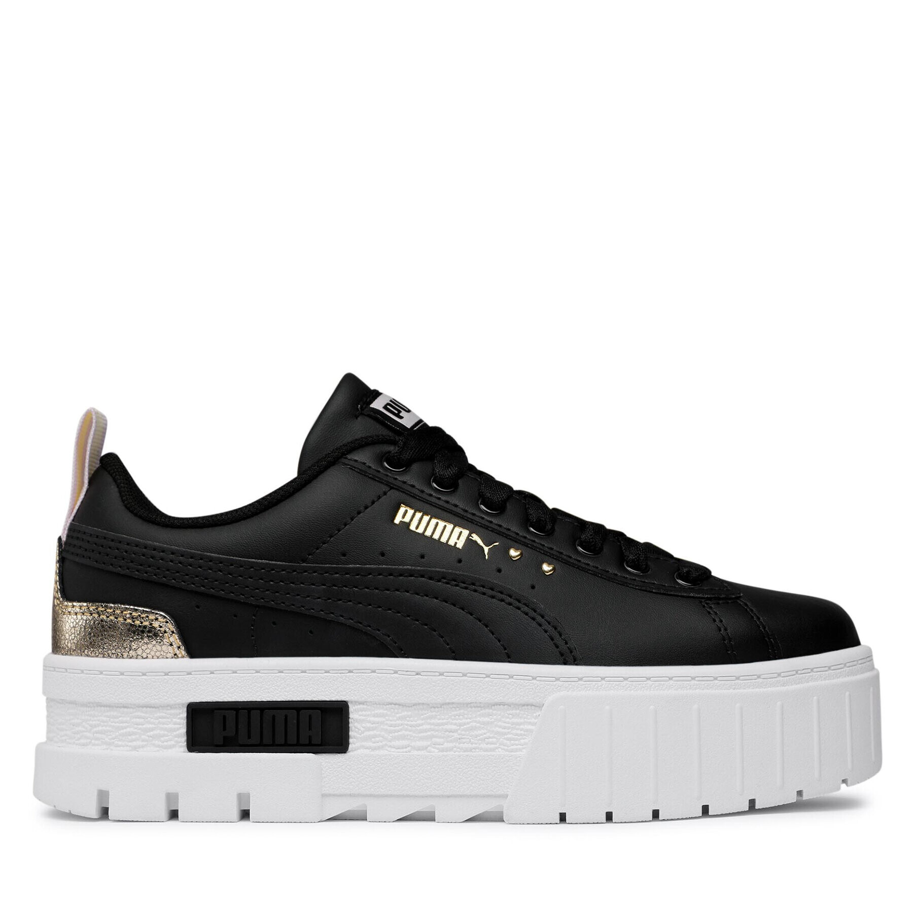 Puma Сникърси Mayze Shiny Jr 384794 02 Черен - Pepit.bg