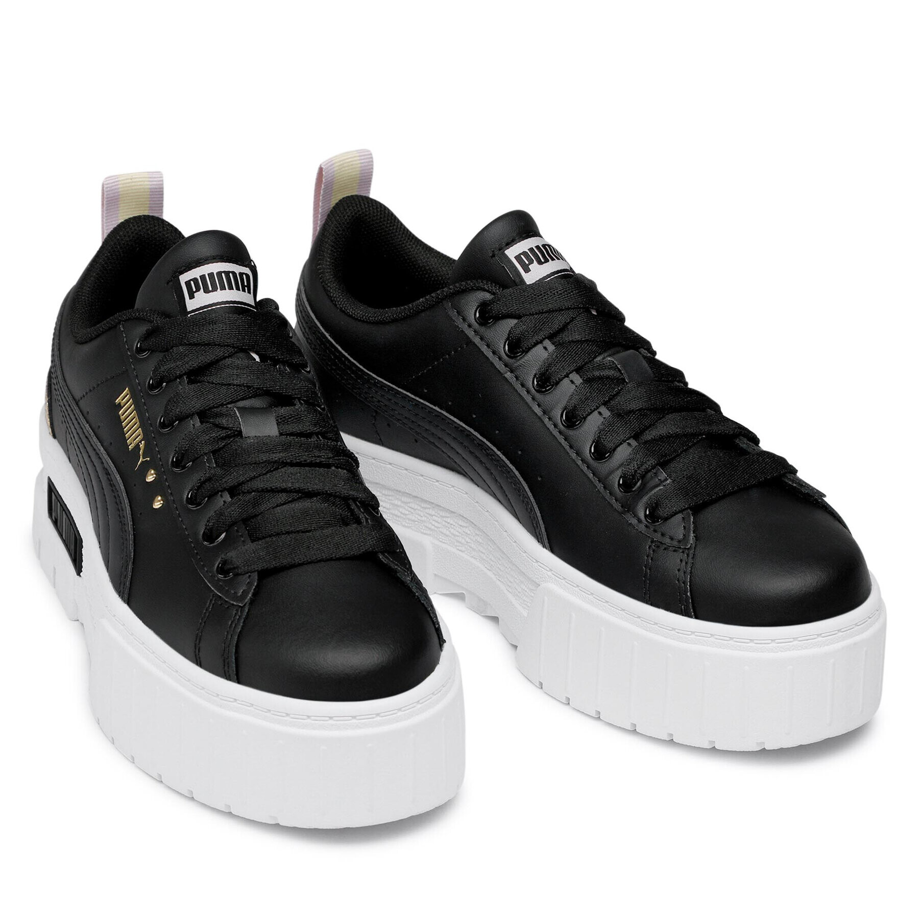Puma Сникърси Mayze Shiny Jr 384794 02 Черен - Pepit.bg