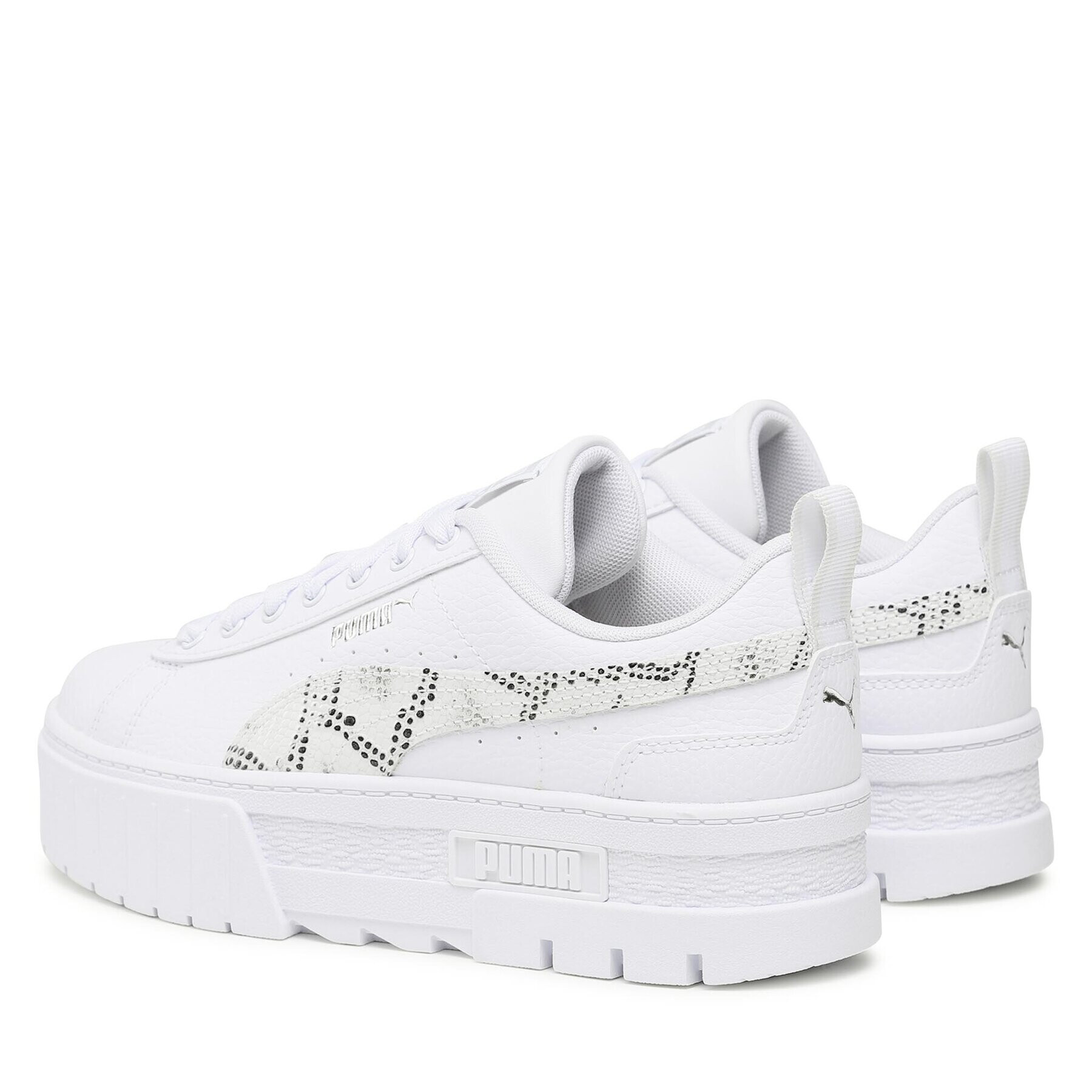 Puma Сникърси Mayze Snake Jr 392917 01 Бял - Pepit.bg