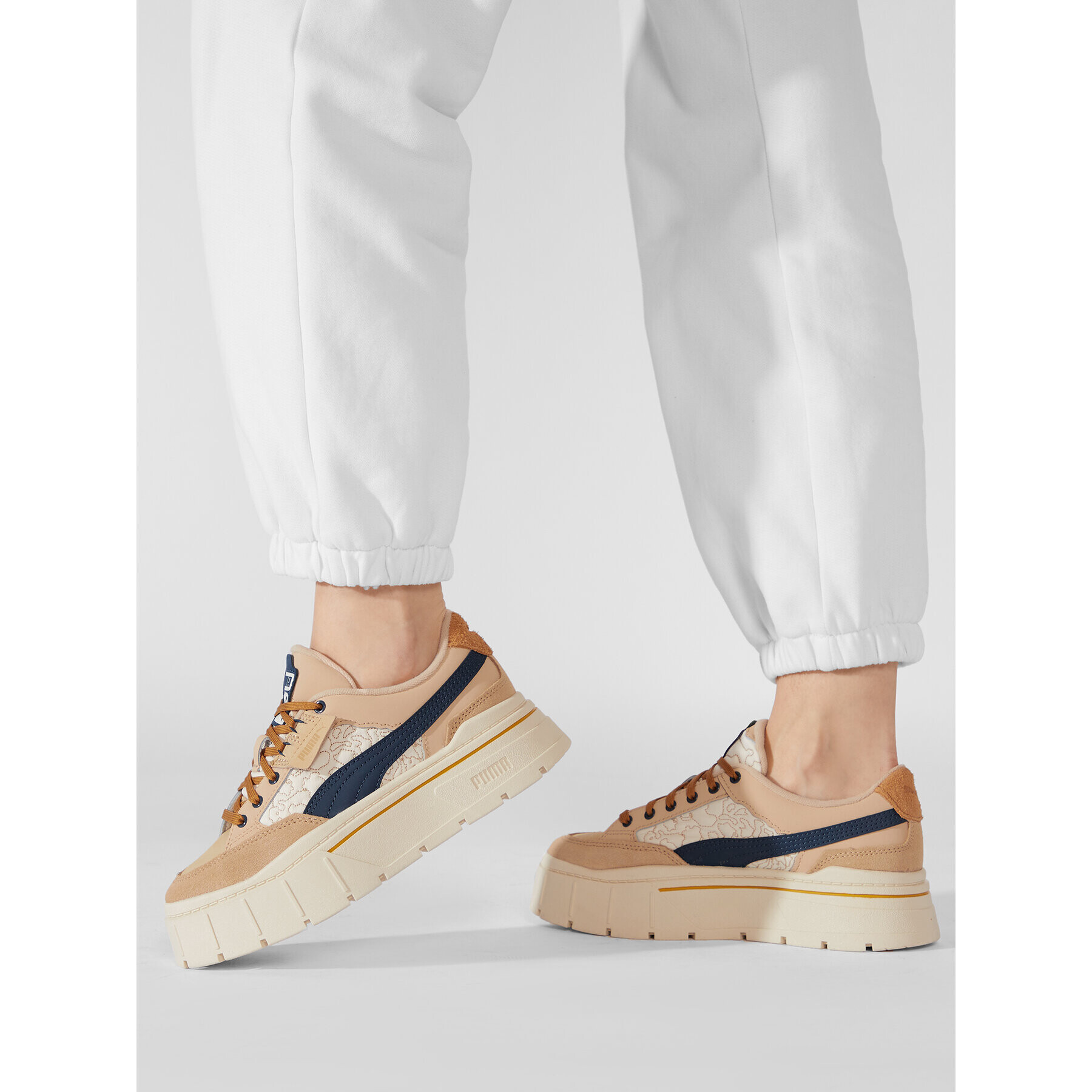 Puma Сникърси Mayze Stack Il Wns 387263 01 Бежов - Pepit.bg