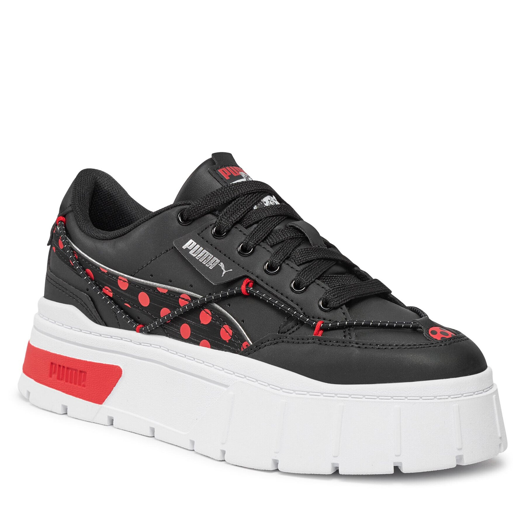 Puma Сникърси Mayze Stack Miraculous Jr 393906 01 Черен - Pepit.bg