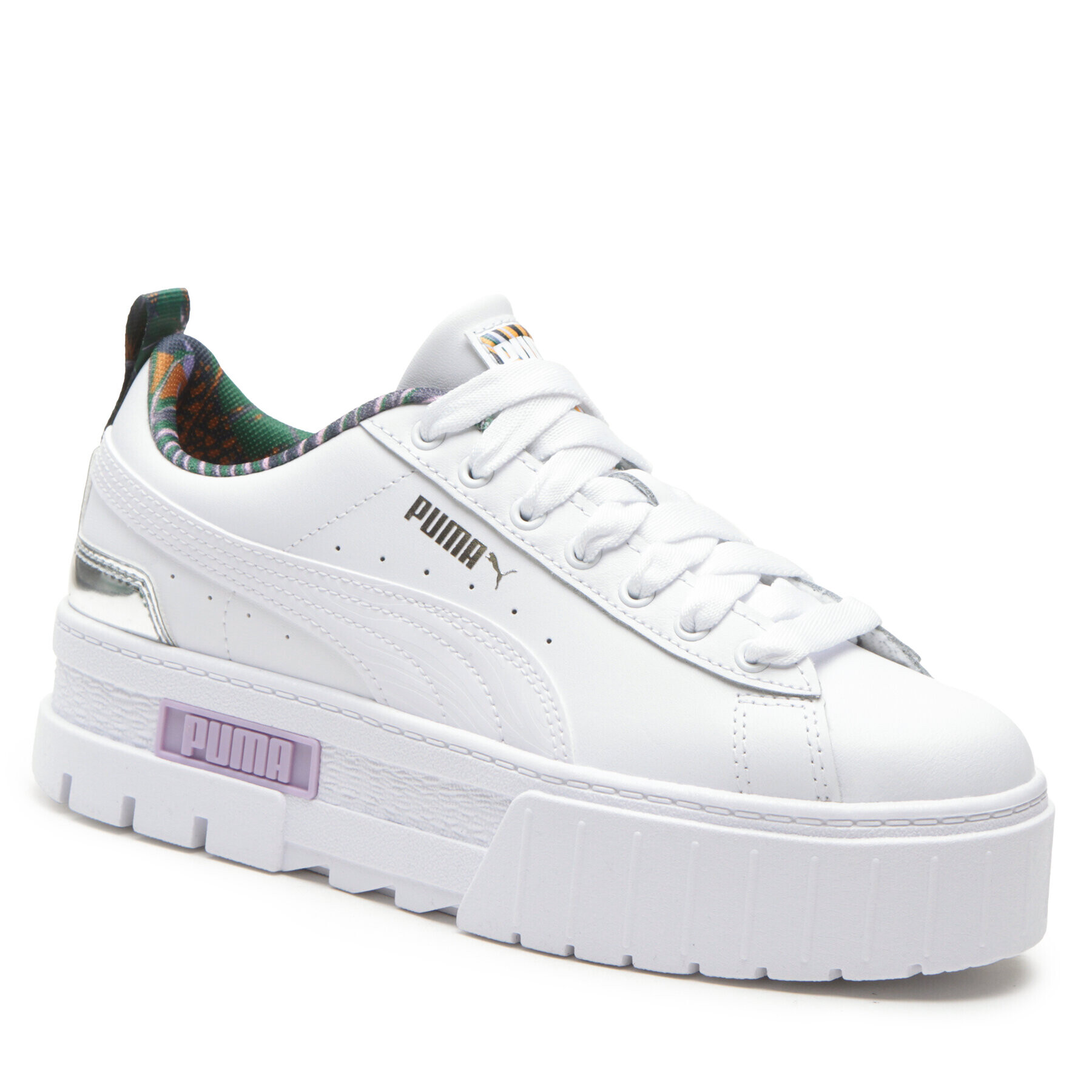 Puma Сникърси Mayze Vacay Queen Jr 389666 02 Бял - Pepit.bg