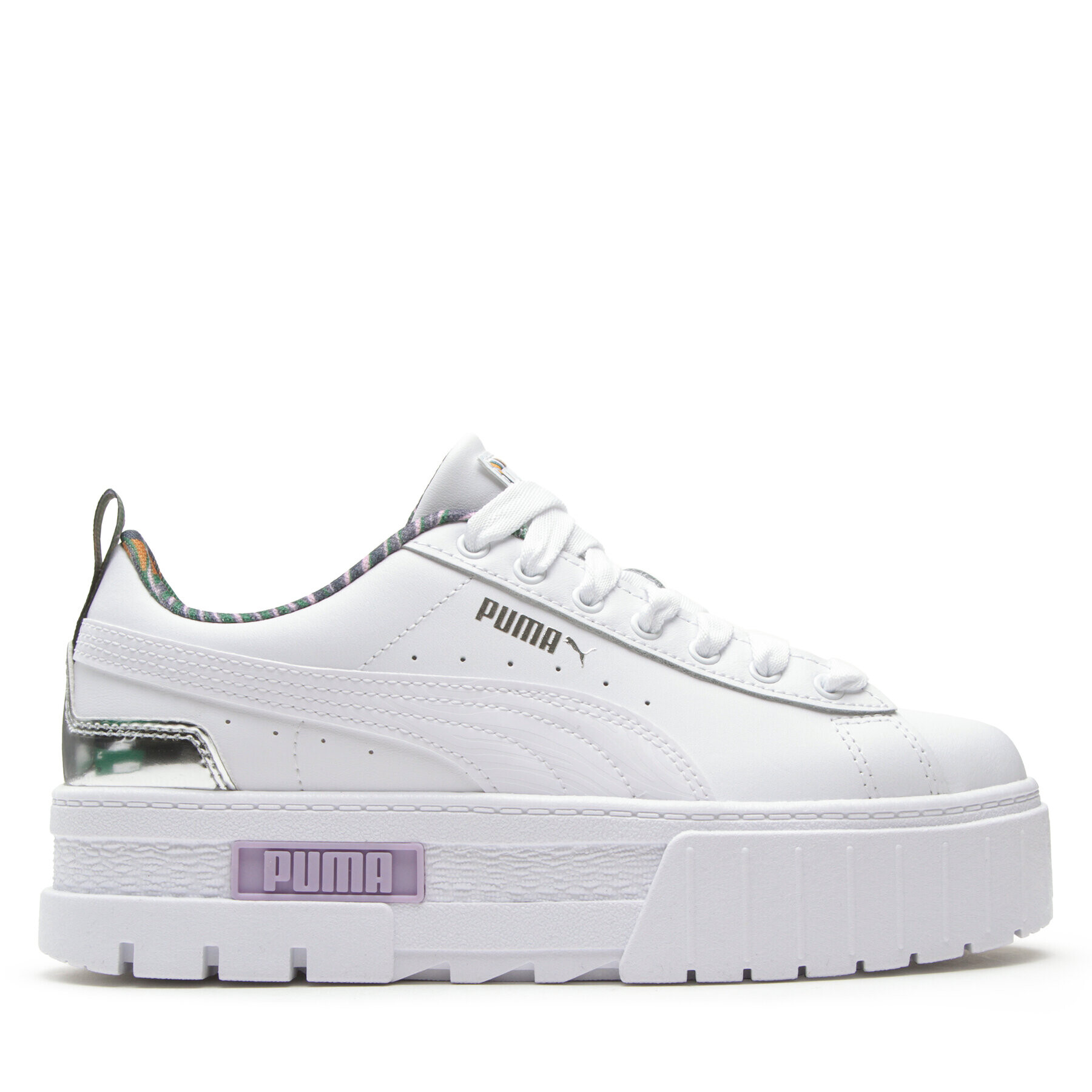 Puma Сникърси Mayze Vacay Queen Jr 389666 02 Бял - Pepit.bg