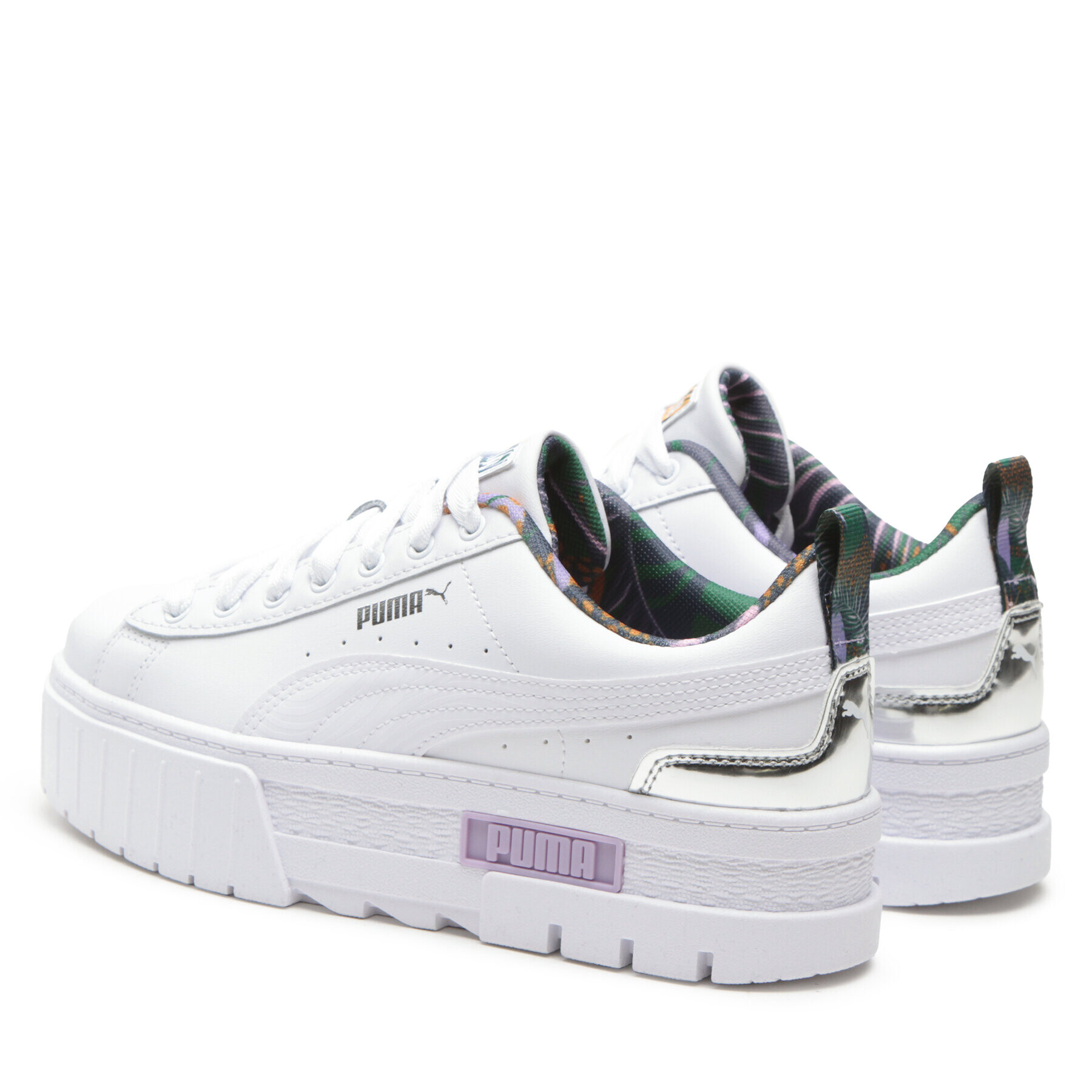 Puma Сникърси Mayze Vacay Queen Jr 389666 02 Бял - Pepit.bg
