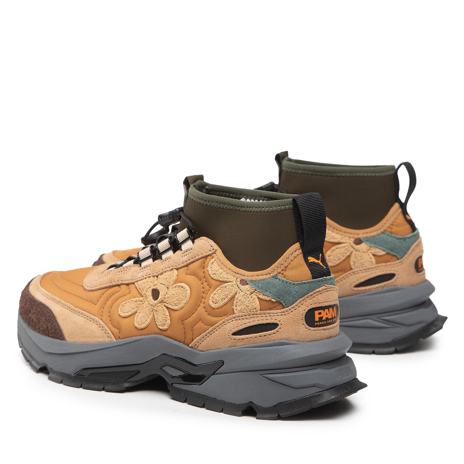 Puma Сникърси Nano Pam 387037 01 Кафяв - Pepit.bg