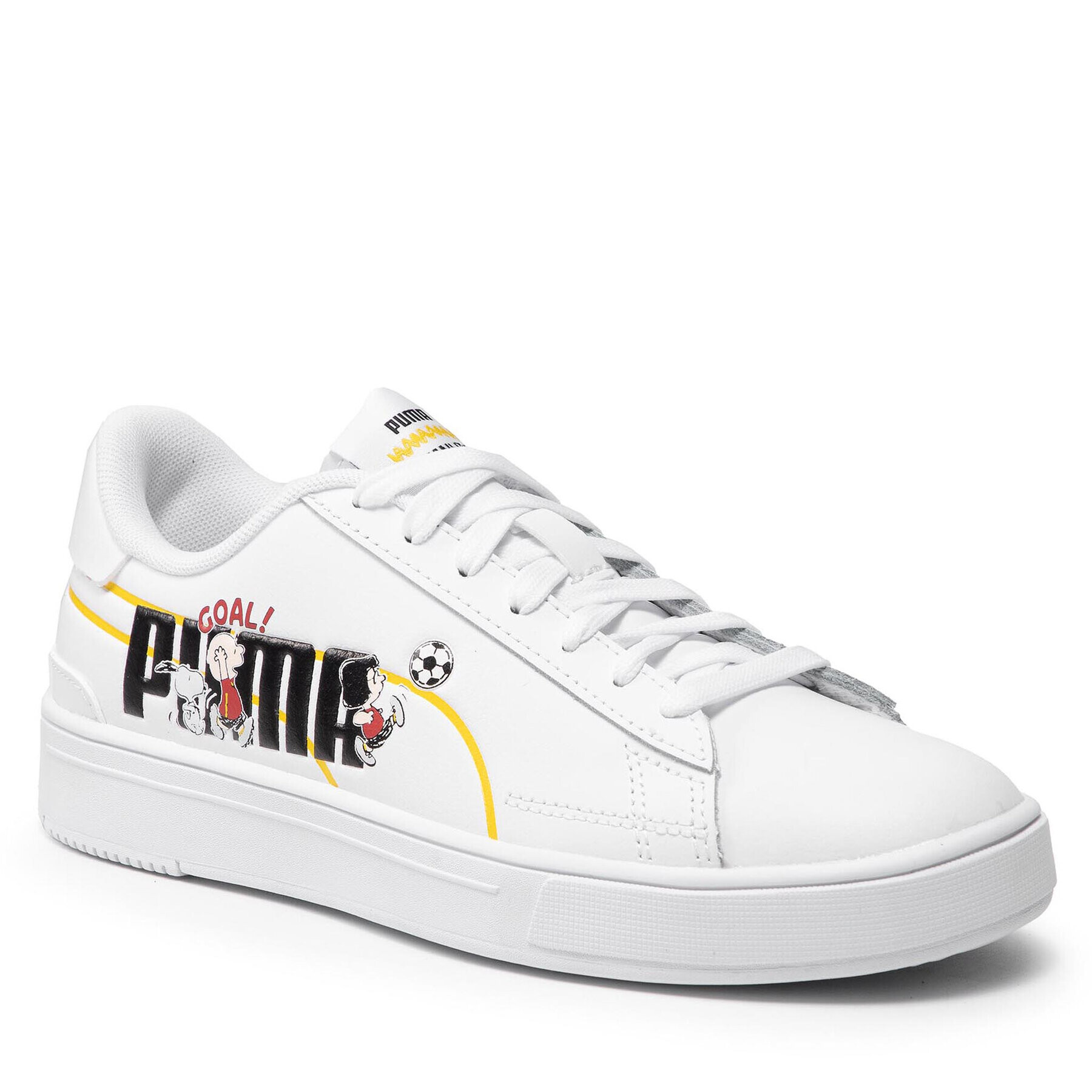 Puma Сникърси Peanuts Serve Pro Jr 380936 01 Бял - Pepit.bg