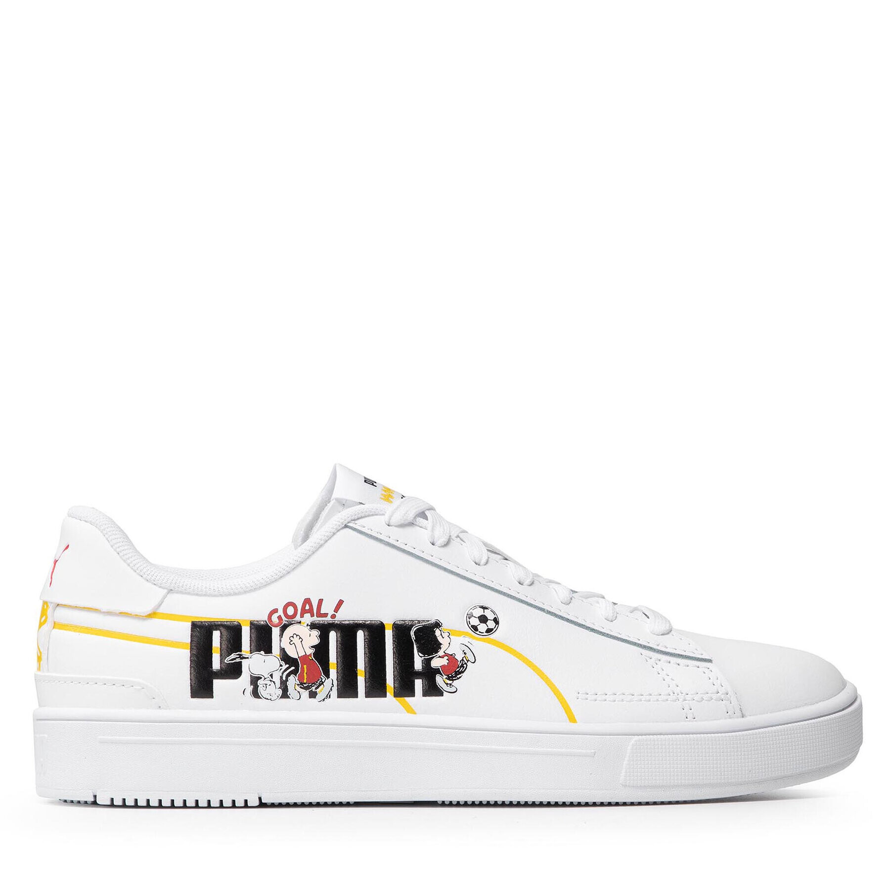 Puma Сникърси Peanuts Serve Pro Jr 380936 01 Бял - Pepit.bg
