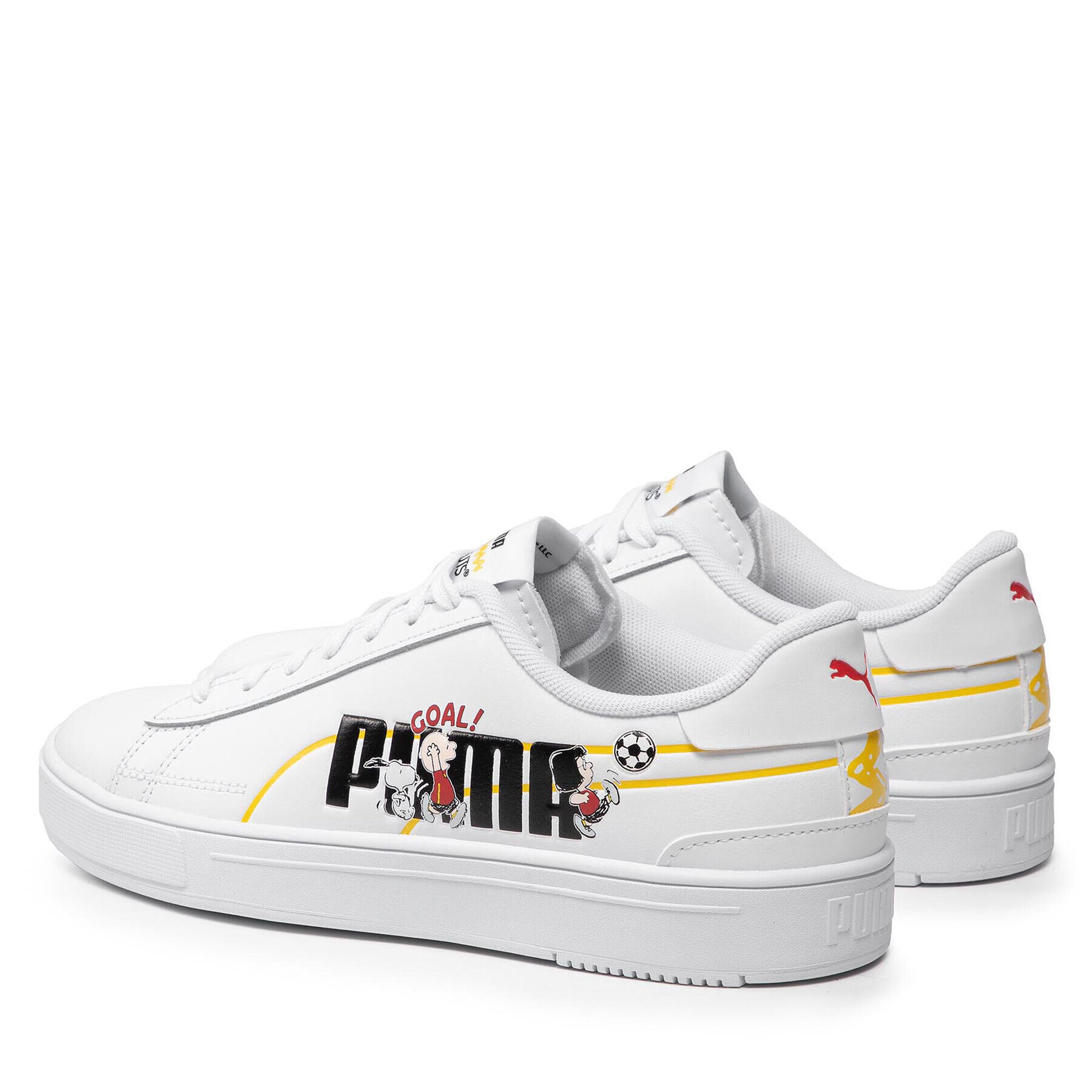 Puma Сникърси Peanuts Serve Pro Jr 380936 01 Бял - Pepit.bg