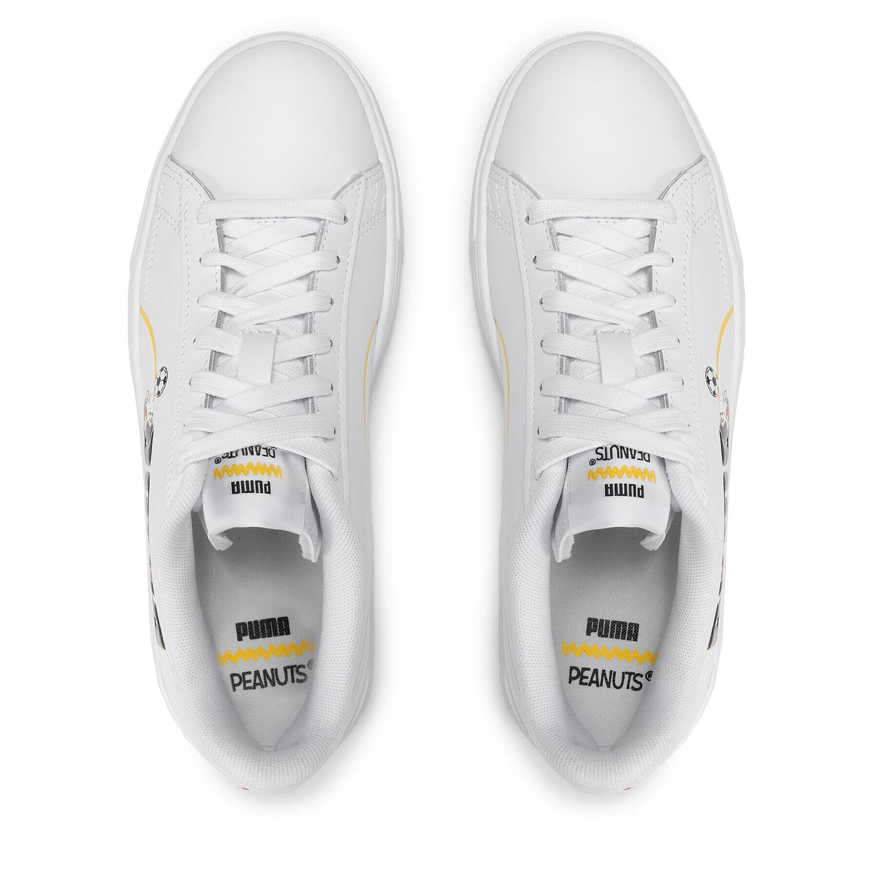 Puma Сникърси Peanuts Serve Pro Jr 380936 01 Бял - Pepit.bg
