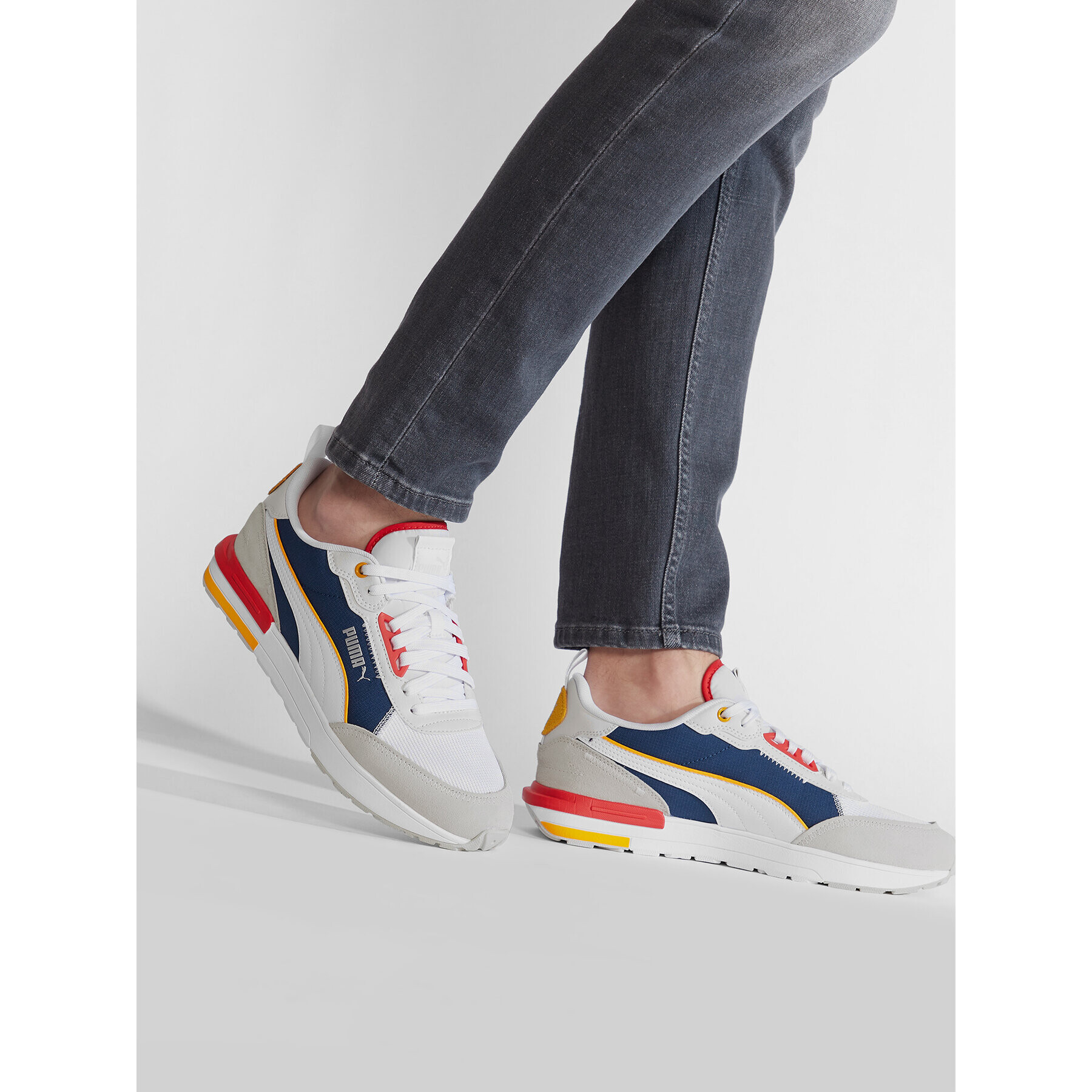 Puma Сникърси R22 383462 12 Цветен - Pepit.bg