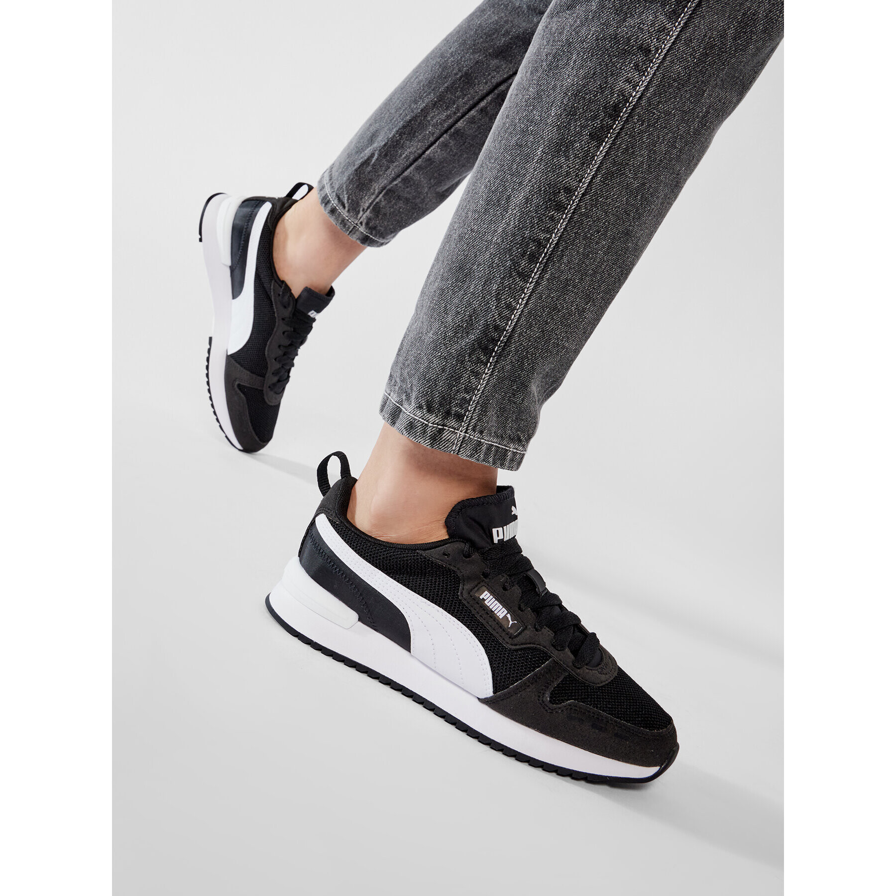 Puma Сникърси R78 Jr 373616 01 Черен - Pepit.bg