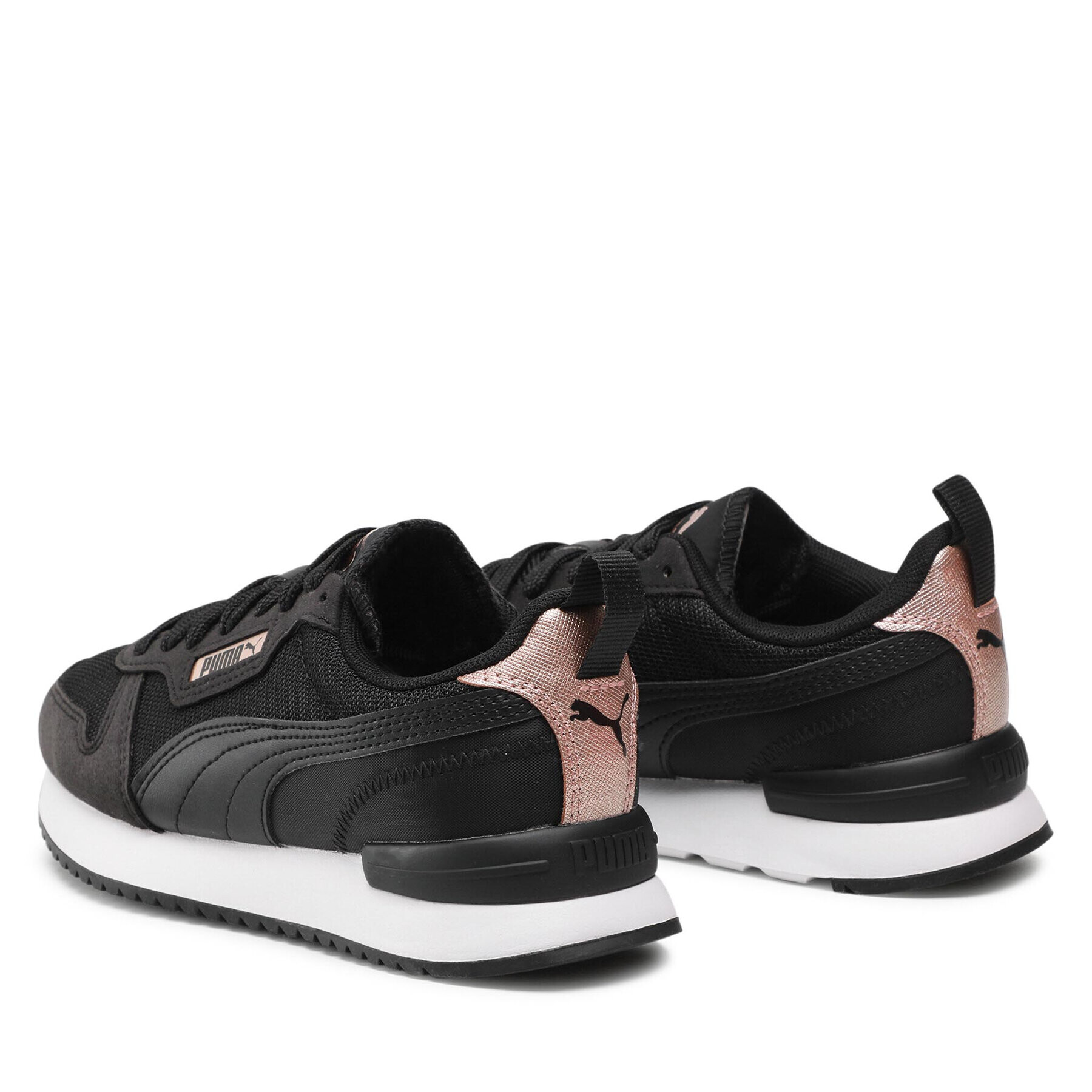 Puma Сникърси R78 Metallic Jr 383931 01 Черен - Pepit.bg