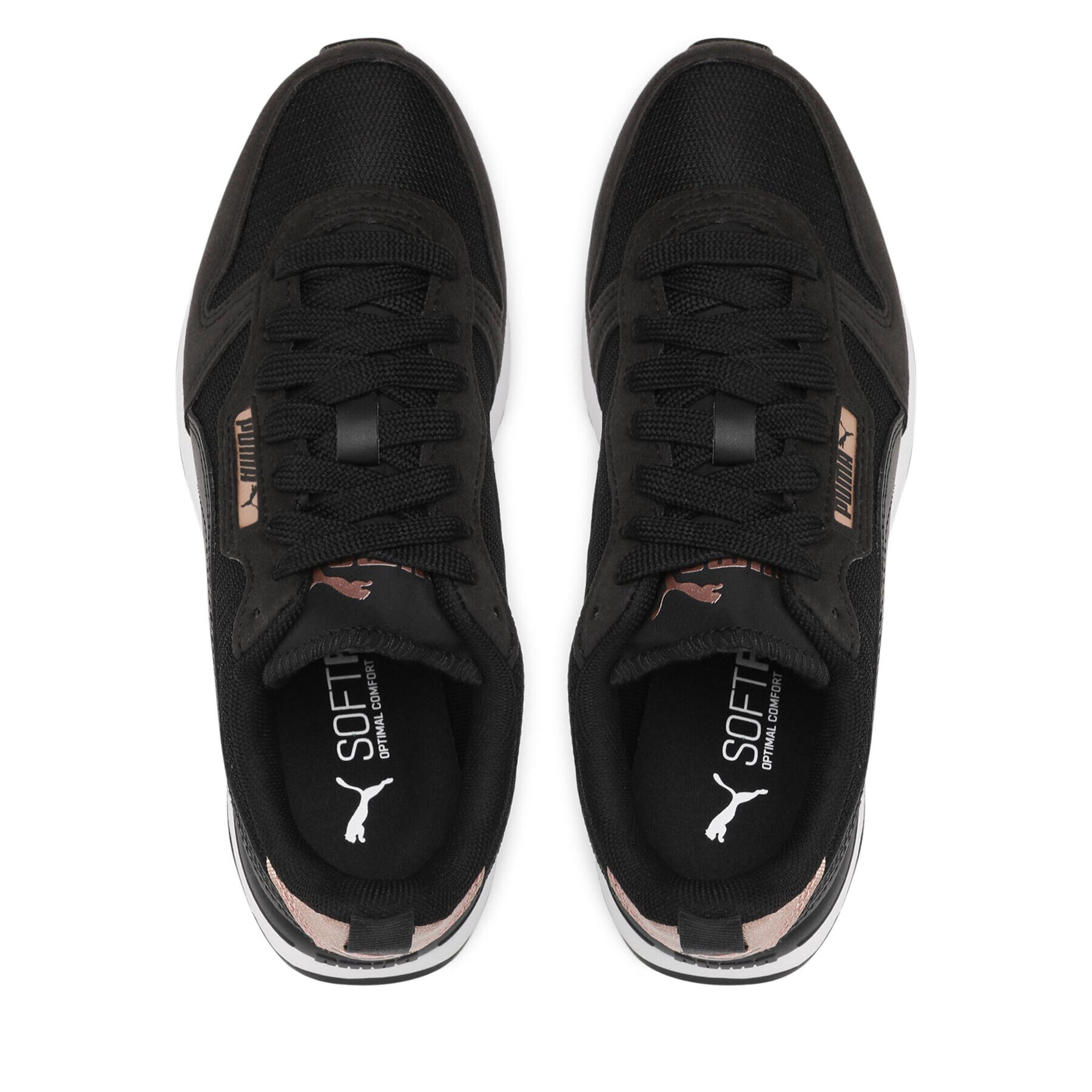 Puma Сникърси R78 Metallic Jr 383931 01 Черен - Pepit.bg