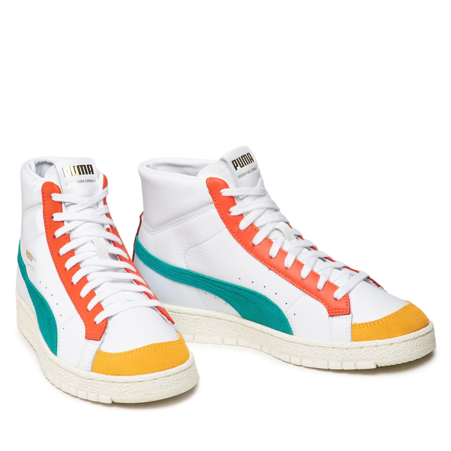 Puma Сникърси Ralph Sampson 70 Mid Archive 374961 06 Бял - Pepit.bg