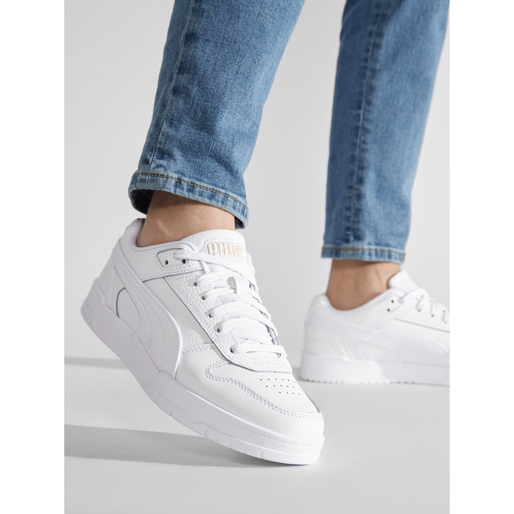 Puma Сникърси Rbd Game Low 386373 02 Бял - Pepit.bg