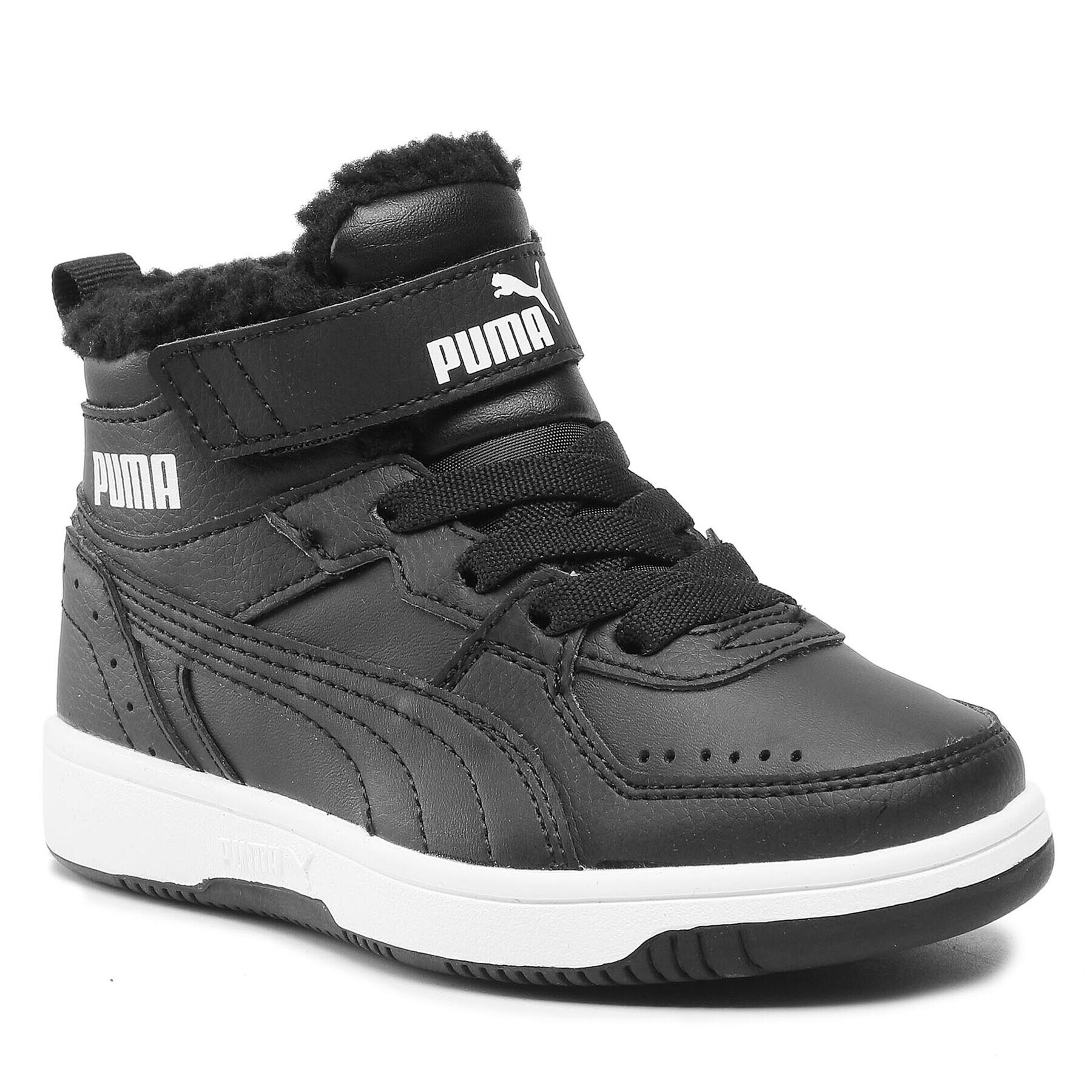 Puma Сникърси Rebound Joy Fur PS 375479 01 Черен - Pepit.bg