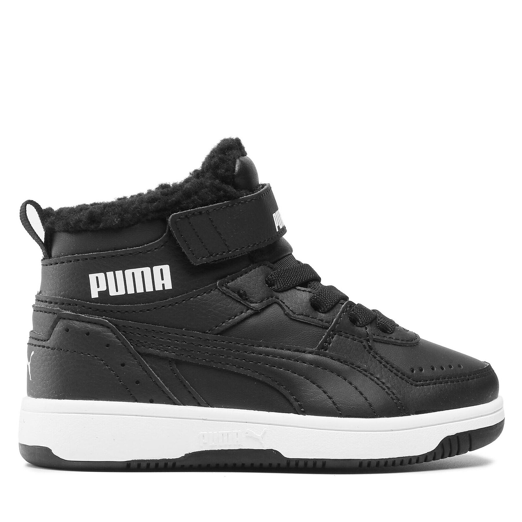 Puma Сникърси Rebound Joy Fur PS 375479 01 Черен - Pepit.bg