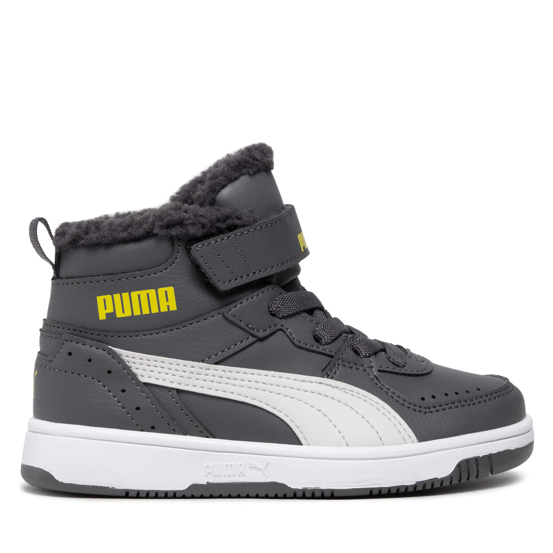 Puma Сникърси Rebound Joy Fur Ps 375479 04 Сив - Pepit.bg