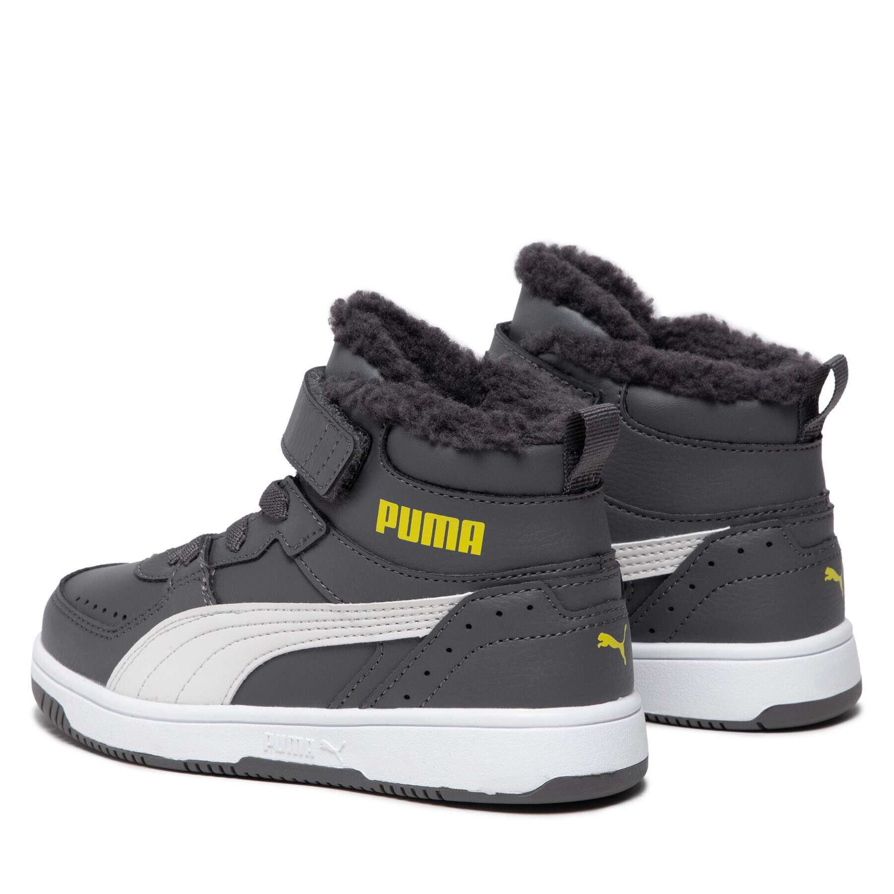 Puma Сникърси Rebound Joy Fur Ps 375479 04 Сив - Pepit.bg