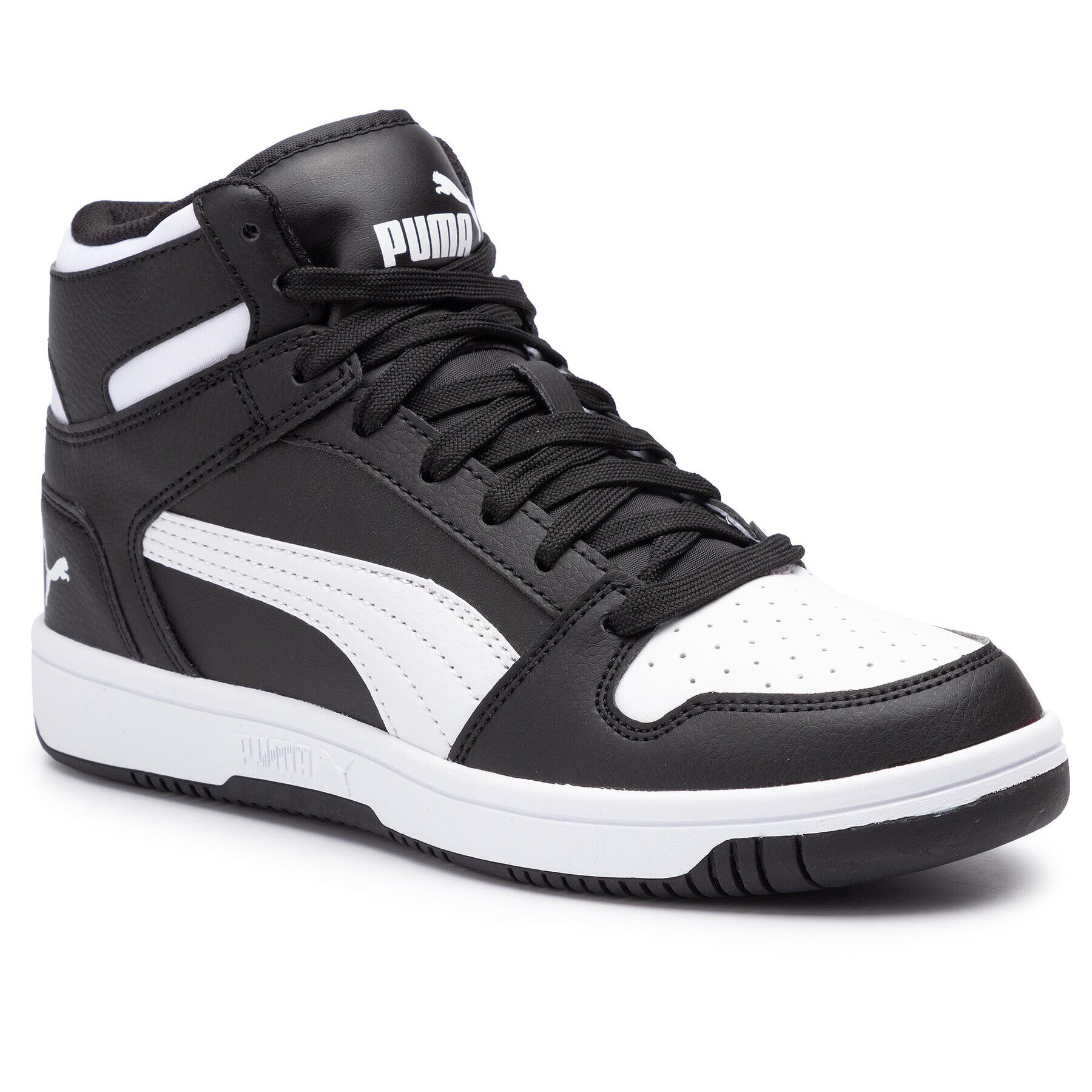 Puma Сникърси Rebound Layup Sl Jr 370486 01 Черен - Pepit.bg
