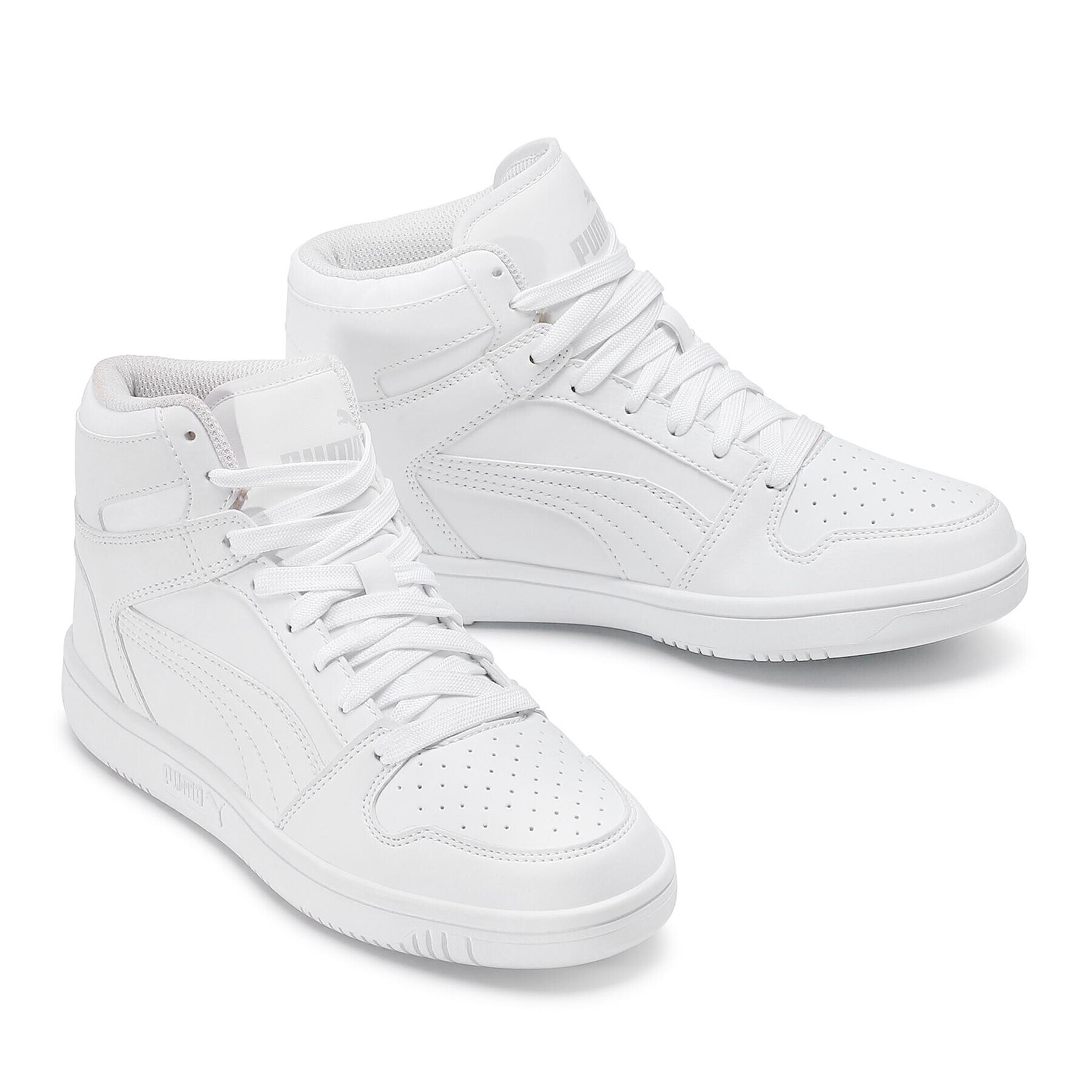 Puma Сникърси Rebound Layup Sl Jr 370486 02 Бял - Pepit.bg