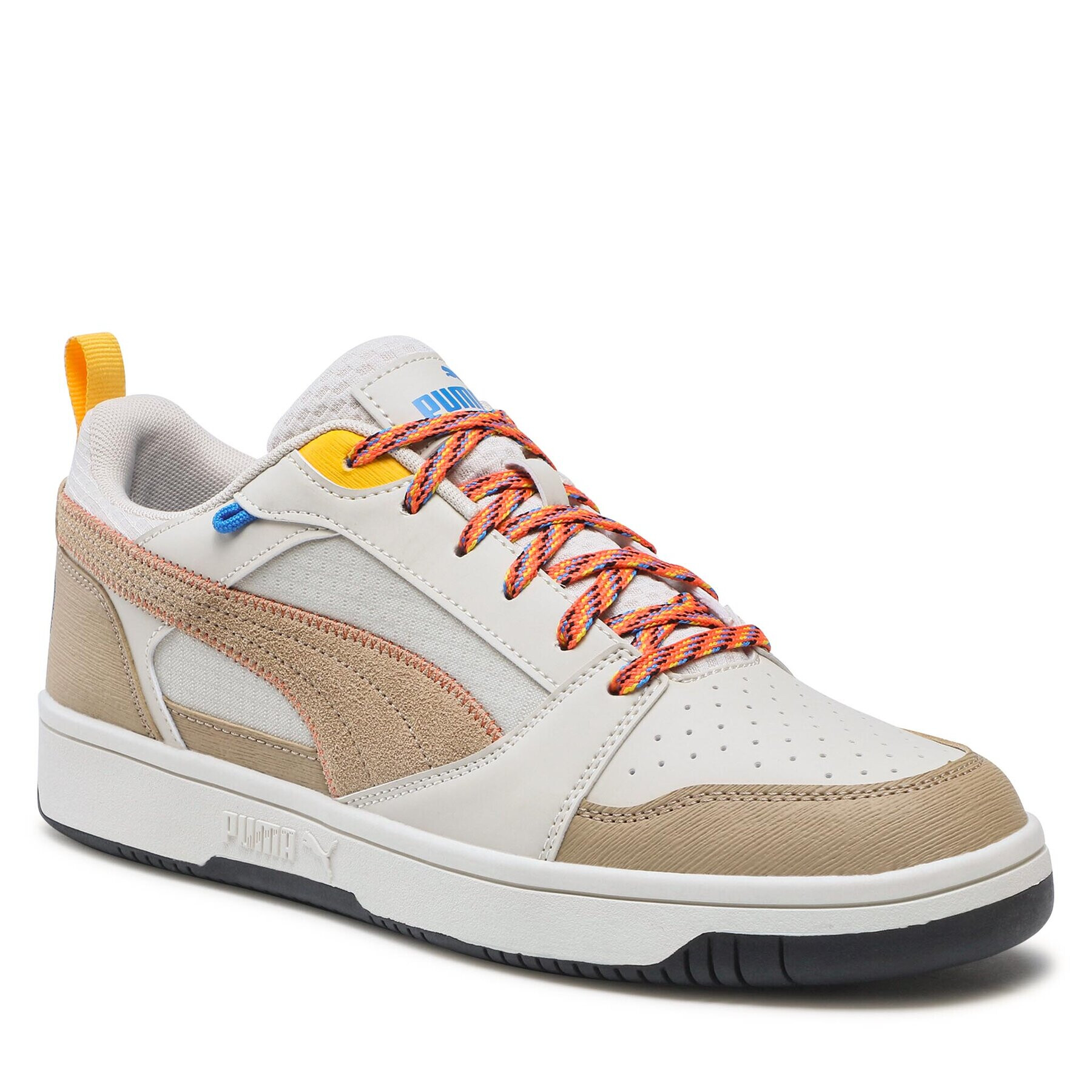 Puma Сникърси Rebound v6 Low Open 393581 02 Бял - Pepit.bg