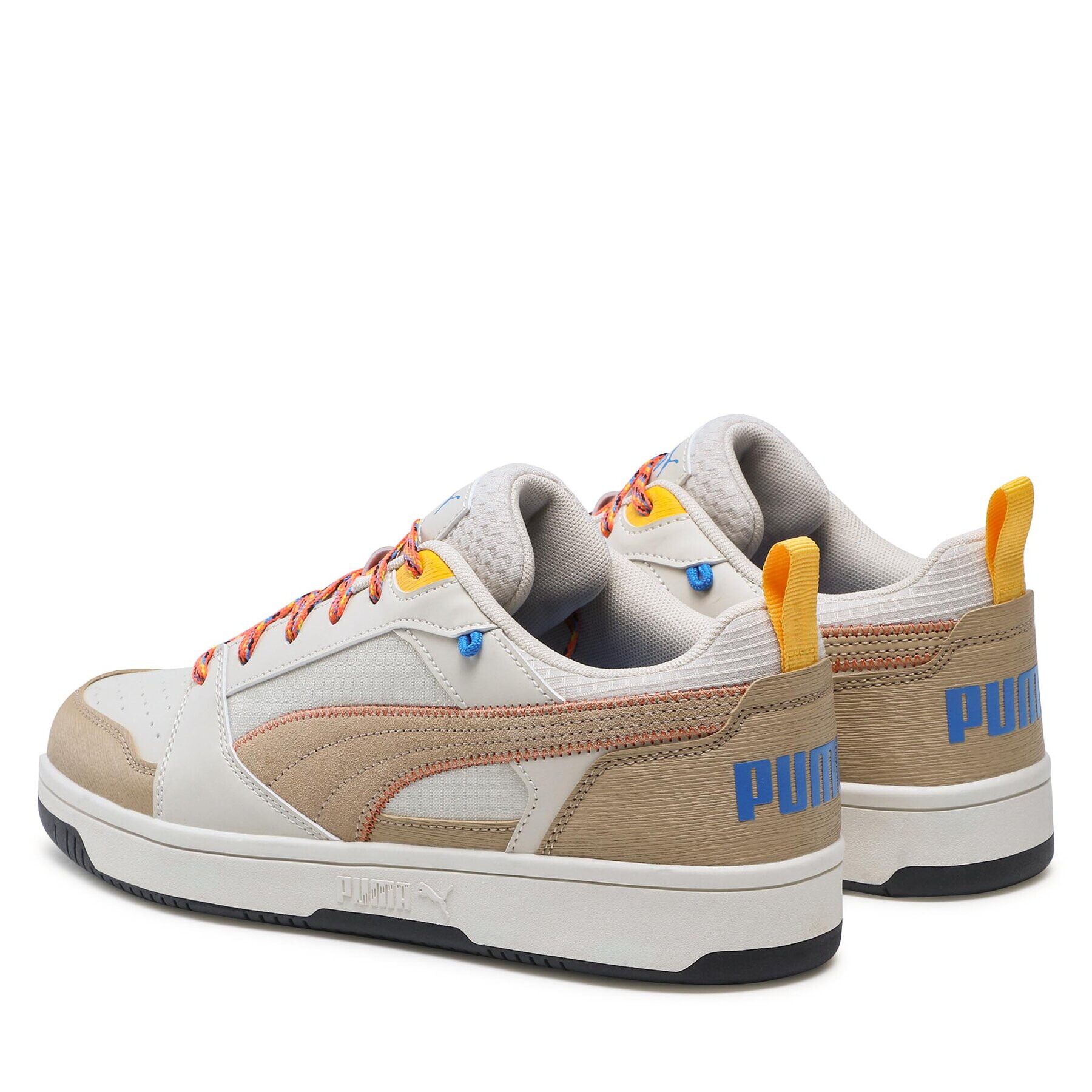 Puma Сникърси Rebound v6 Low Open 393581 02 Бял - Pepit.bg