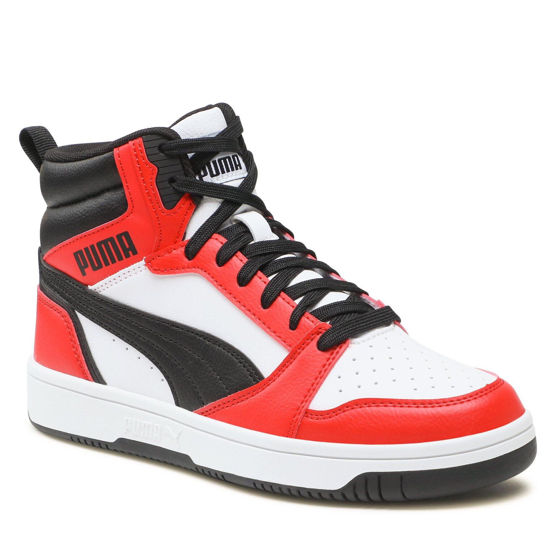 Puma Сникърси Rebound V6 Mid Jr 393831 03 Бял - Pepit.bg