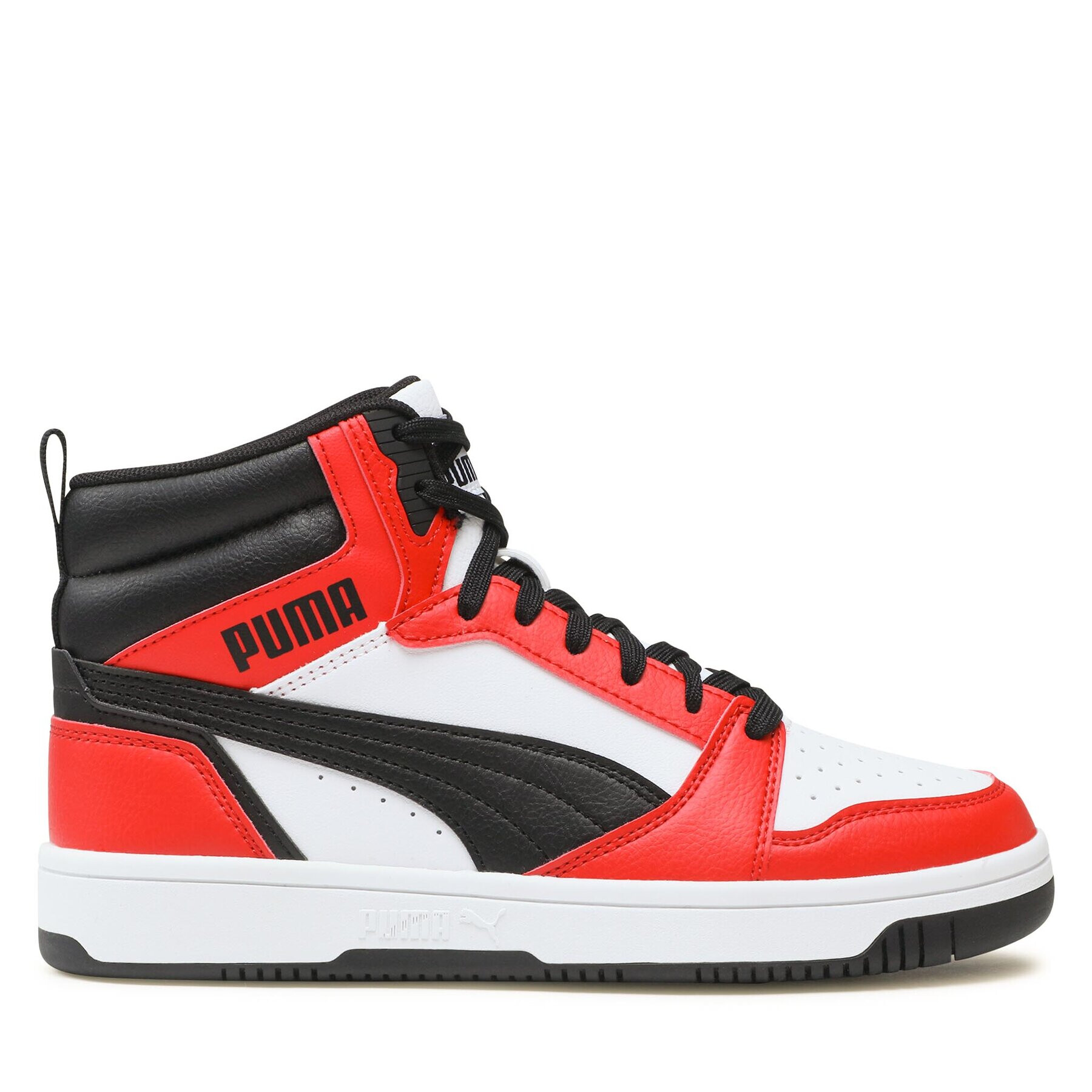 Puma Сникърси Rebound V6 Mid Jr 393831 03 Бял - Pepit.bg