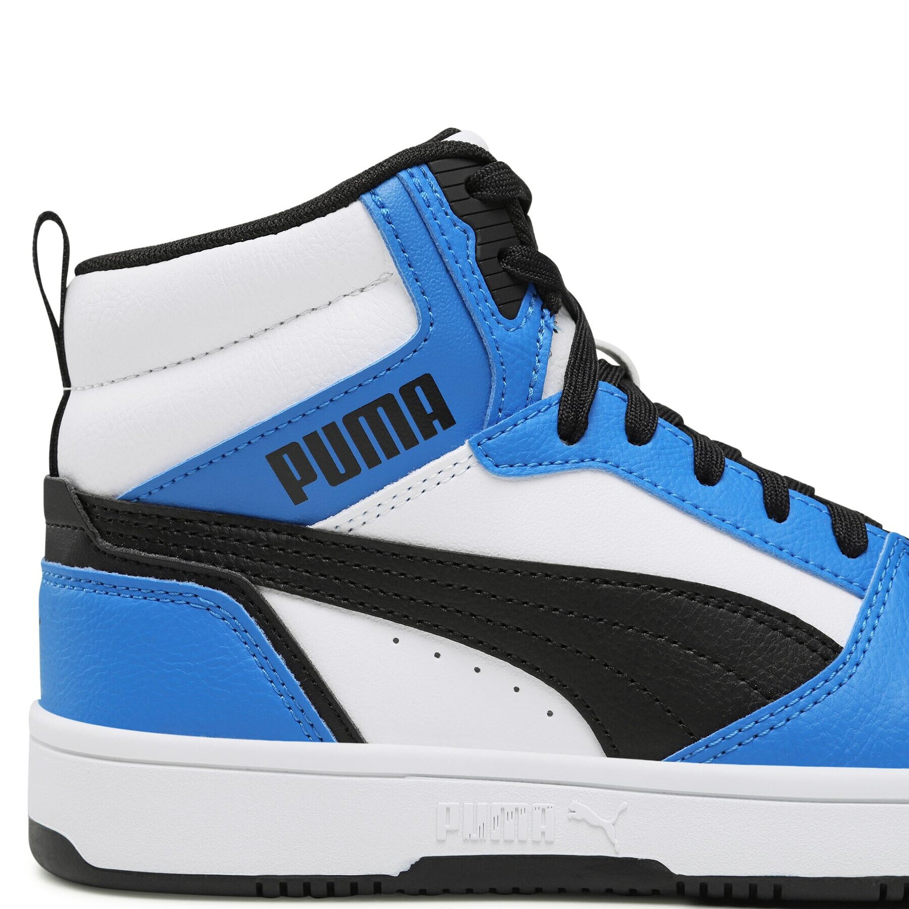 Puma Сникърси Rebound V6 Mid Jr 393831 06 Бял - Pepit.bg