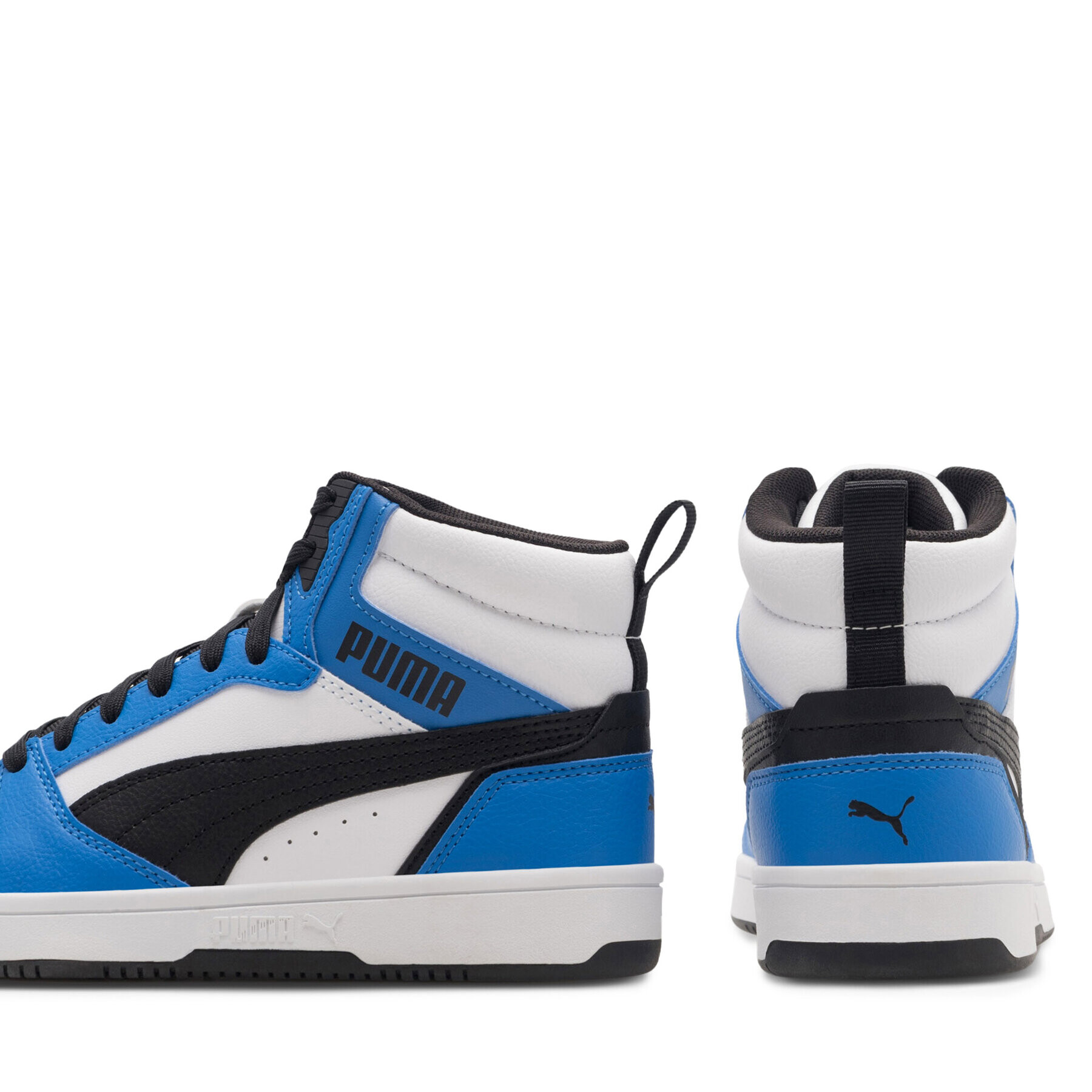 Puma Сникърси Rebound V6 Mid Jr* 393831 06 Син - Pepit.bg