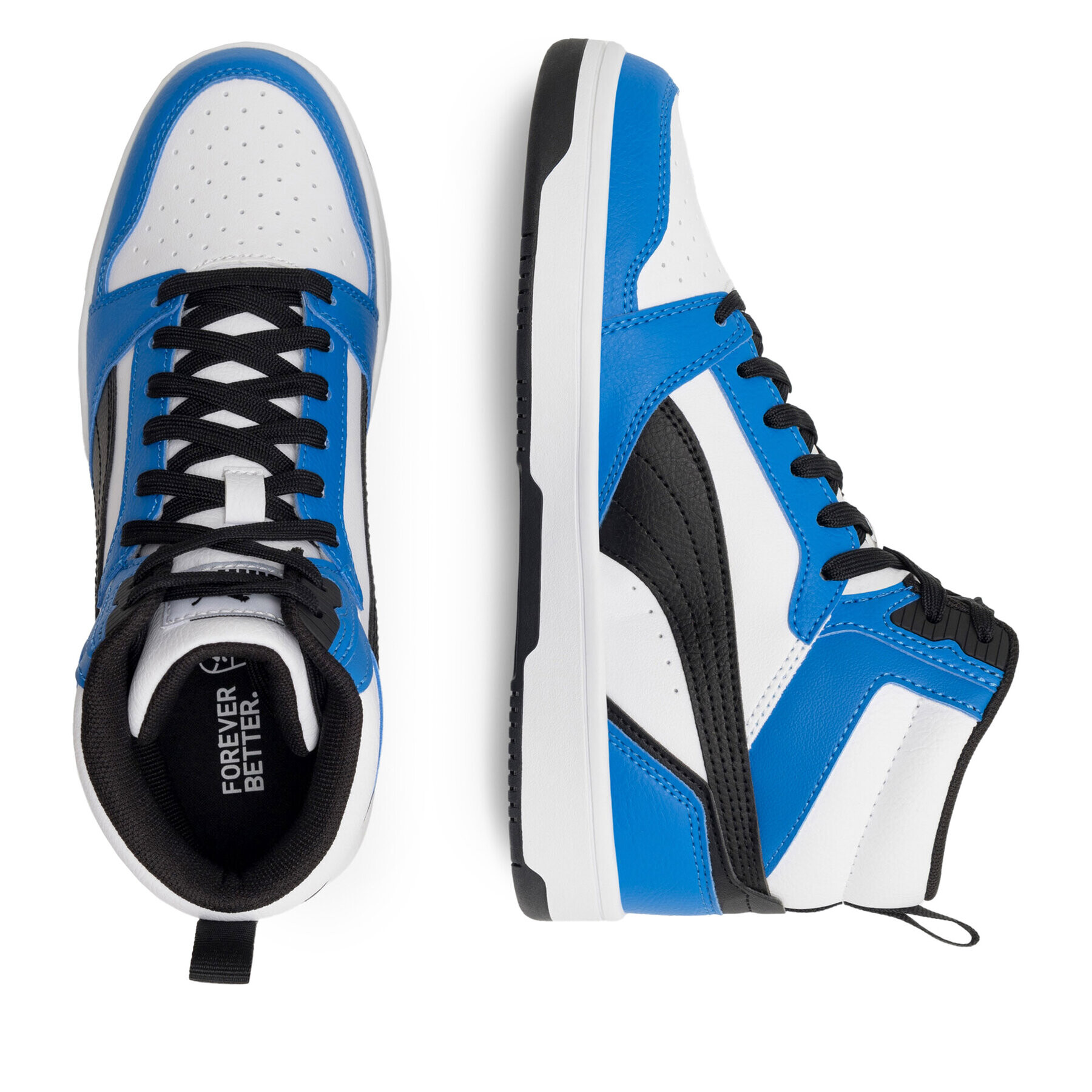 Puma Сникърси Rebound V6 Mid Jr* 393831 06 Син - Pepit.bg