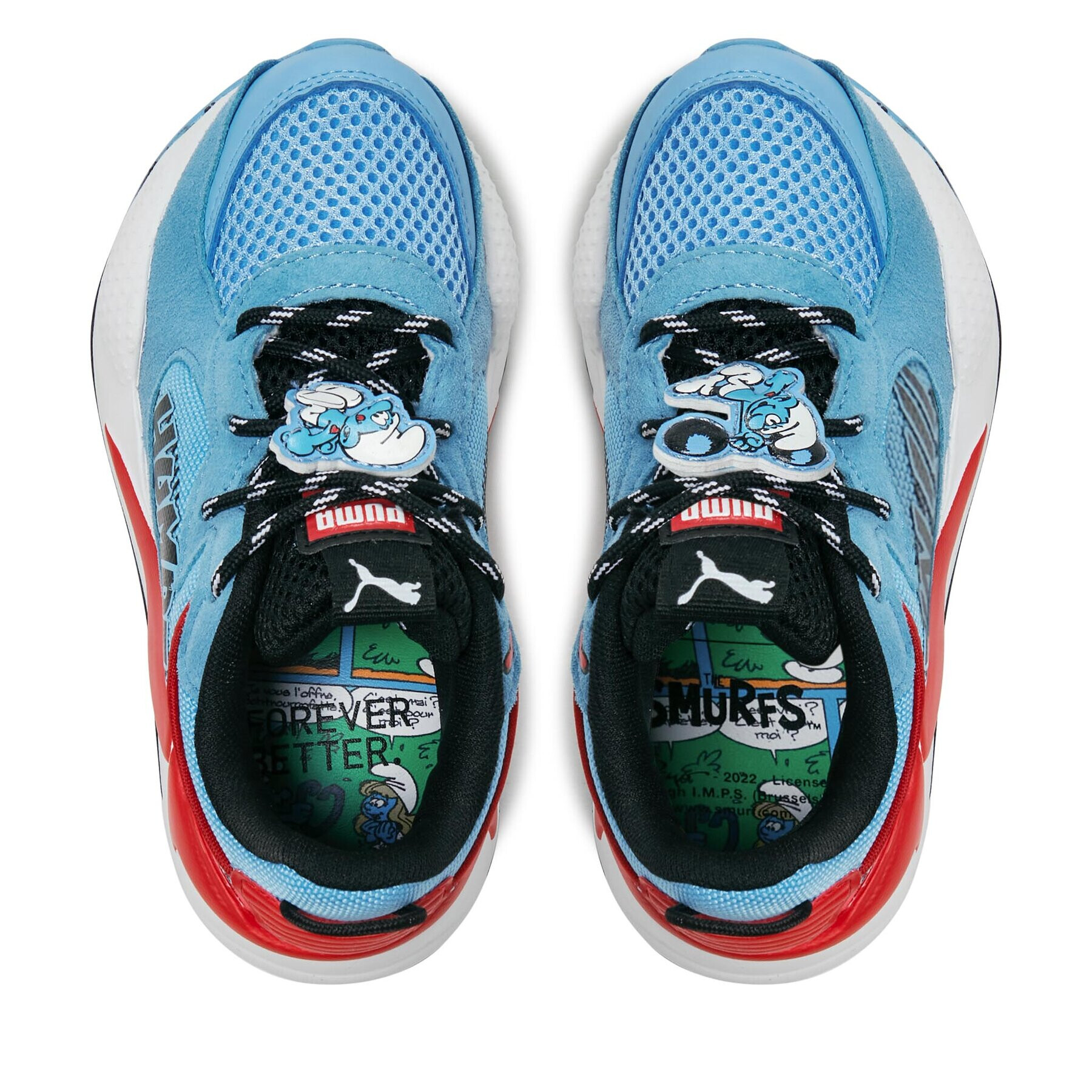 Puma Сникърси RS-X The Smurfs PS 394784 01 Син - Pepit.bg