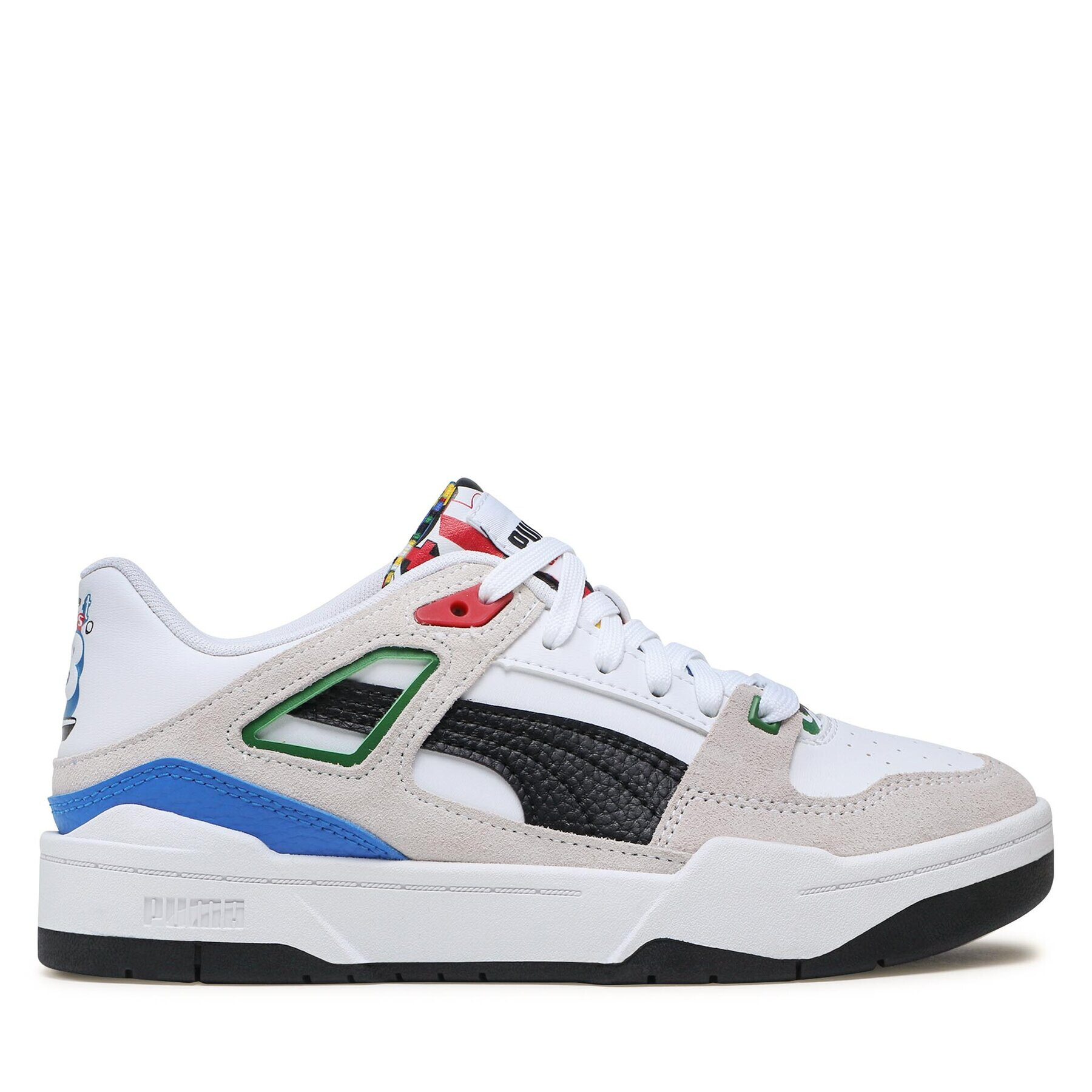 Puma Сникърси Slipstream Trash Talk Jr 394357 01 Бял - Pepit.bg