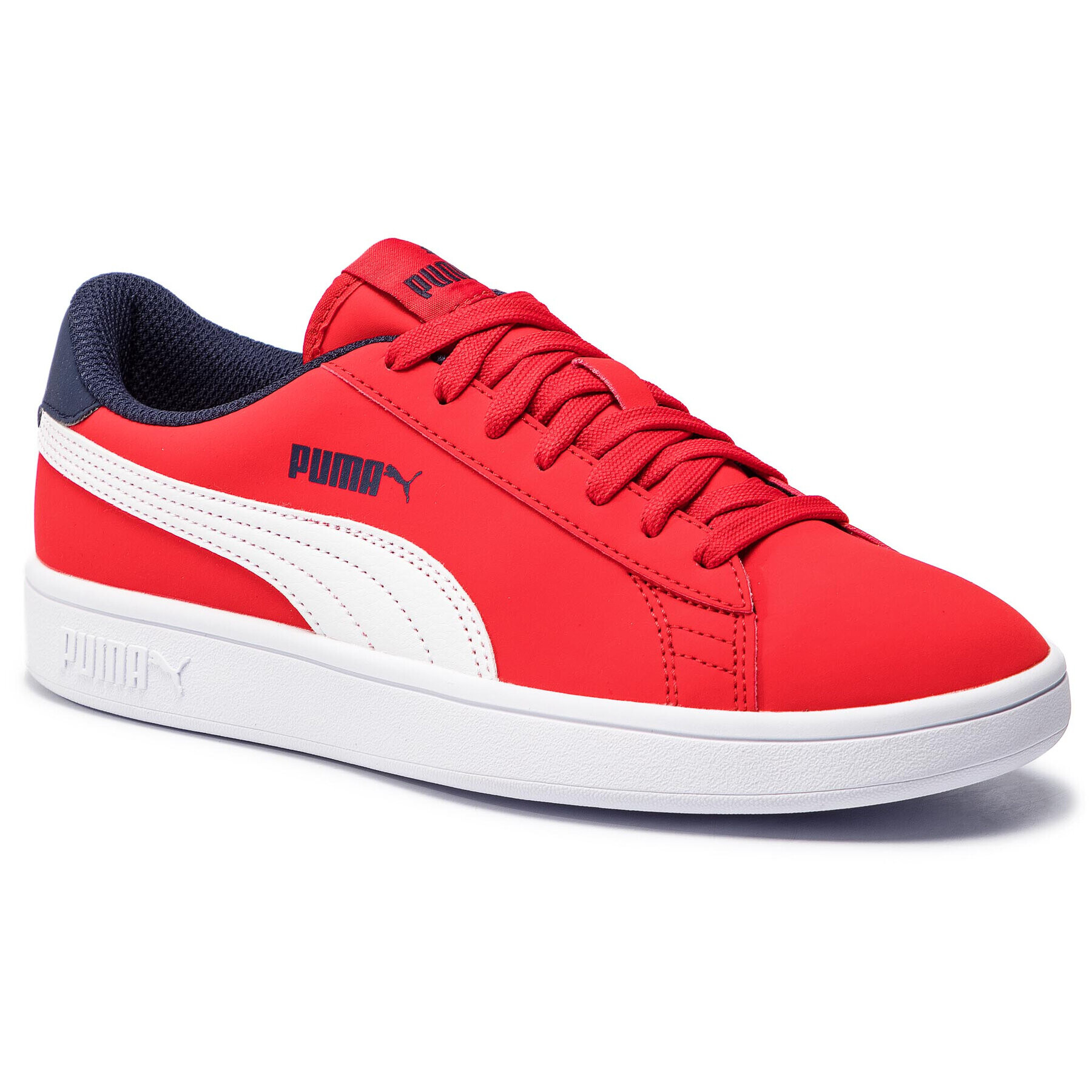 Puma Сникърси Smash V2 Buck Jr 365182 07 Червен - Pepit.bg