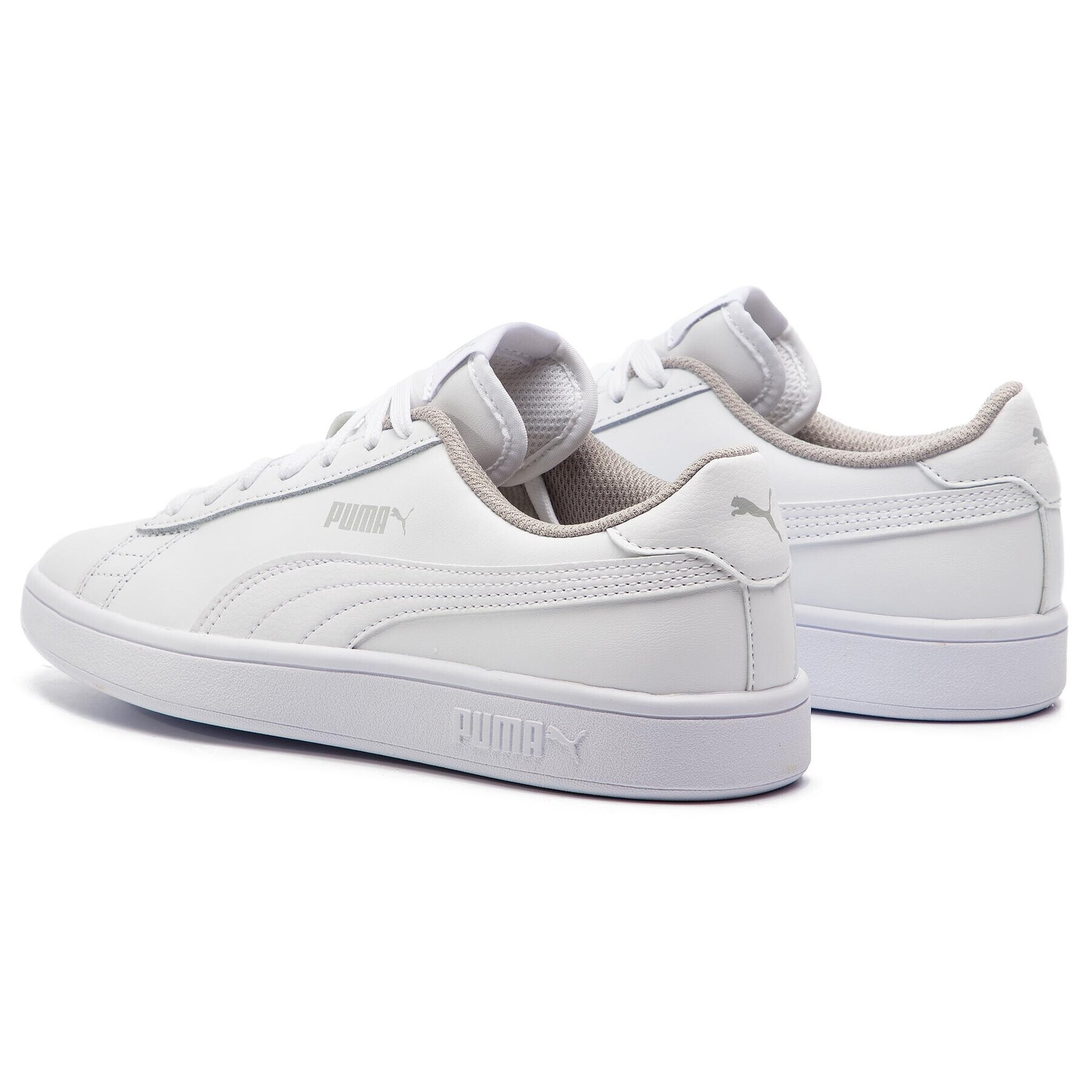 Puma Сникърси Smash V2 L Jr 365170 02 Бял - Pepit.bg