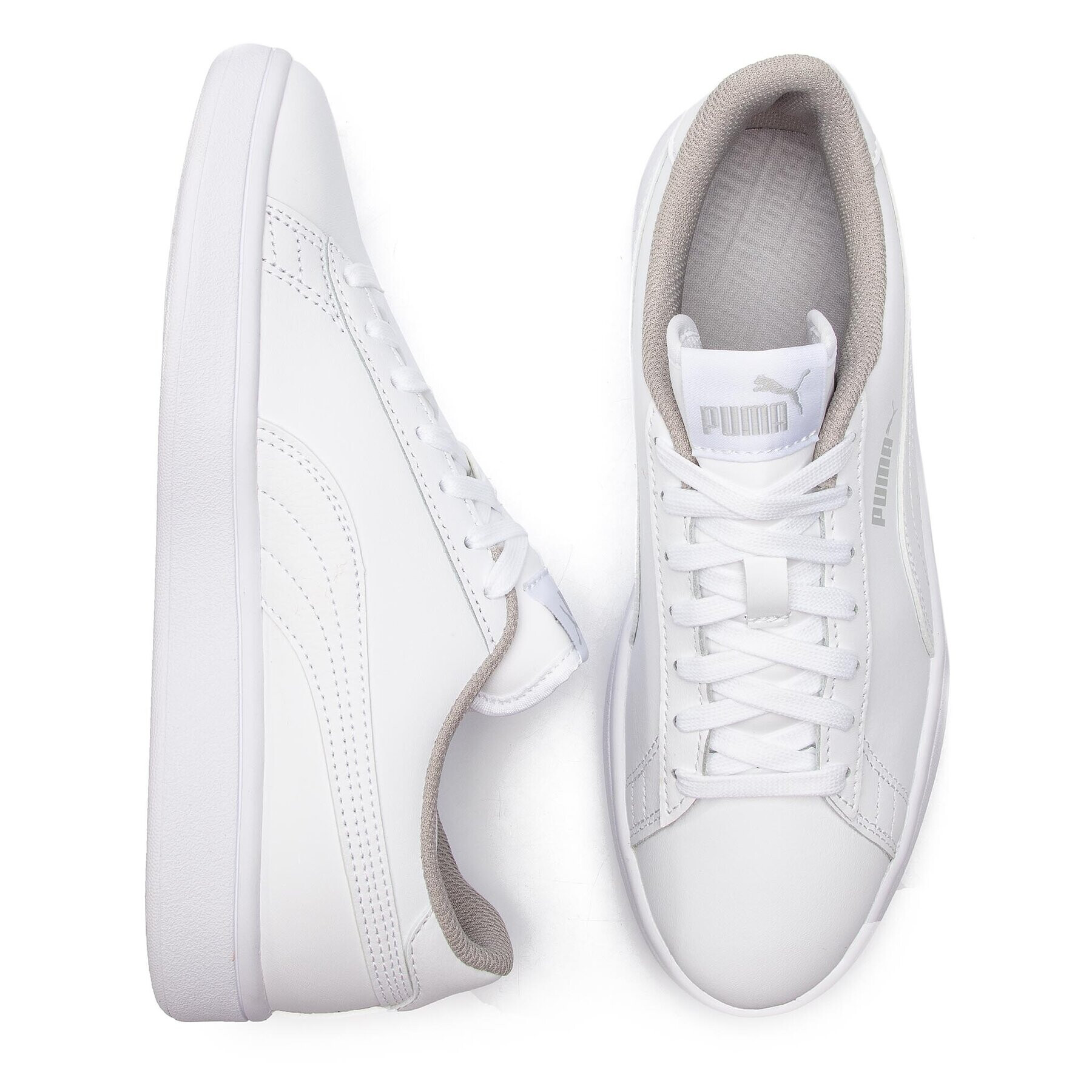 Puma Сникърси Smash V2 L Jr 365170 02 Бял - Pepit.bg