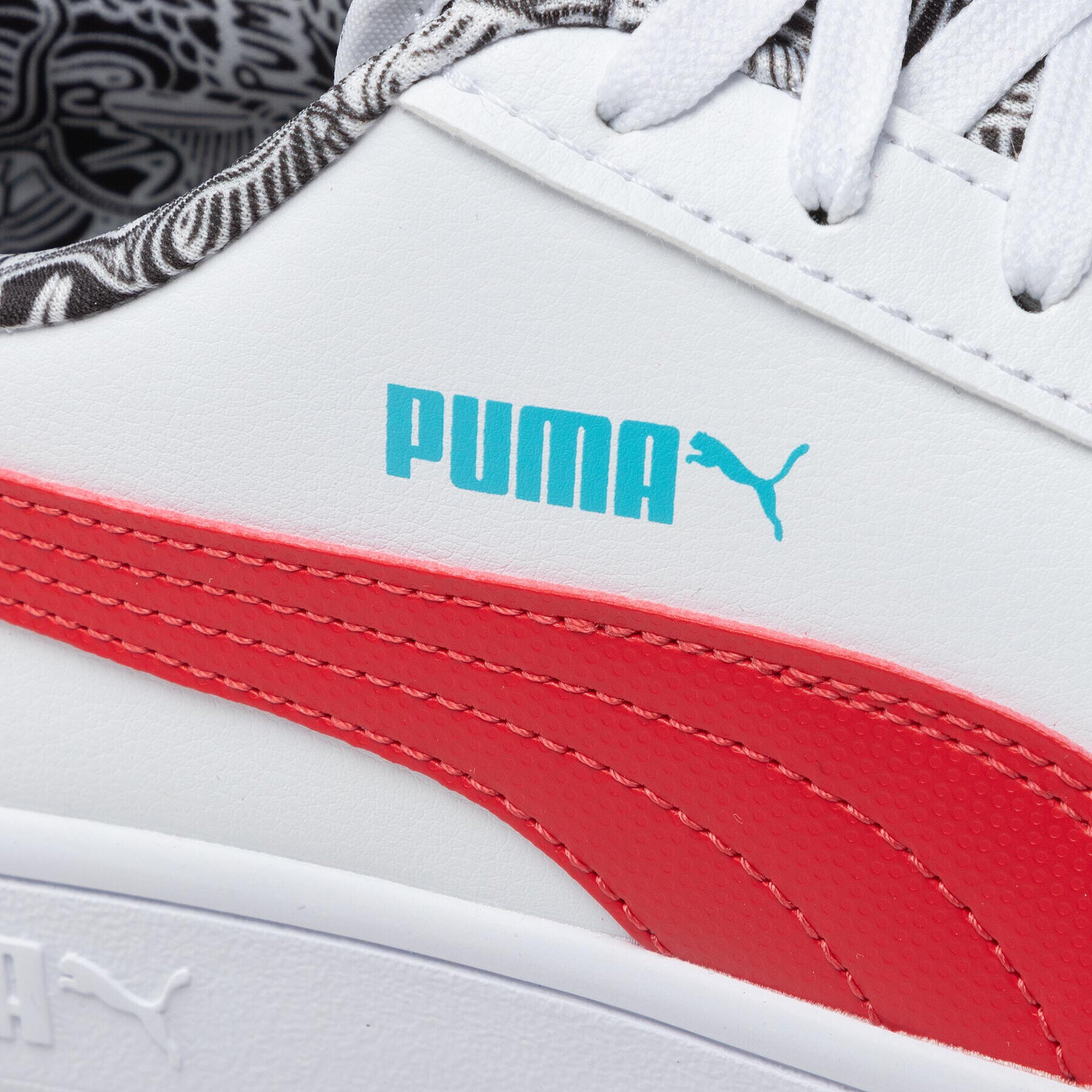 Puma Сникърси Smash V2 Me Happy 386396 01 Бял - Pepit.bg