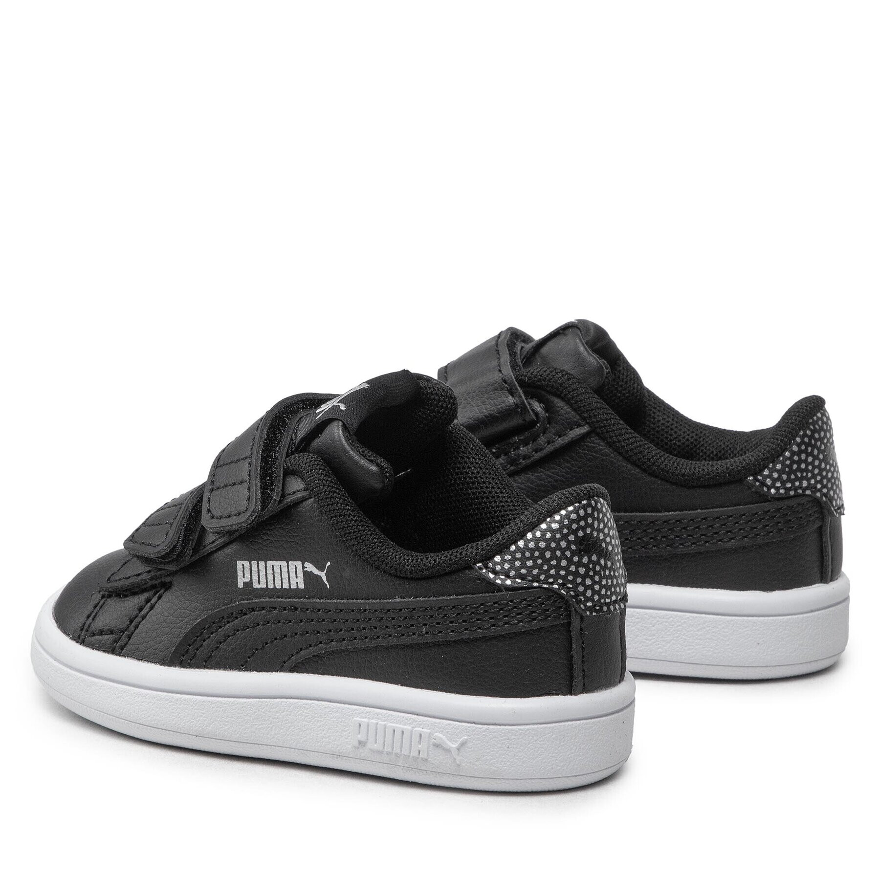 Puma Сникърси Smash V2 Metallics V Inf 386199 02 Черен - Pepit.bg