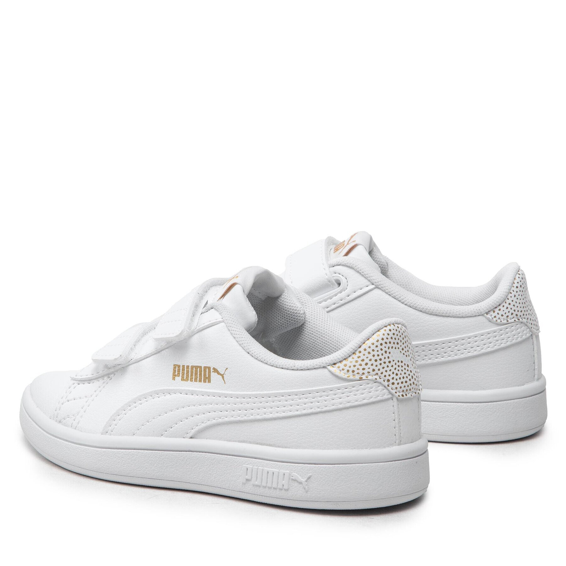 Puma Сникърси Smash V2 Metallics V Ps 386198 01 Бял - Pepit.bg