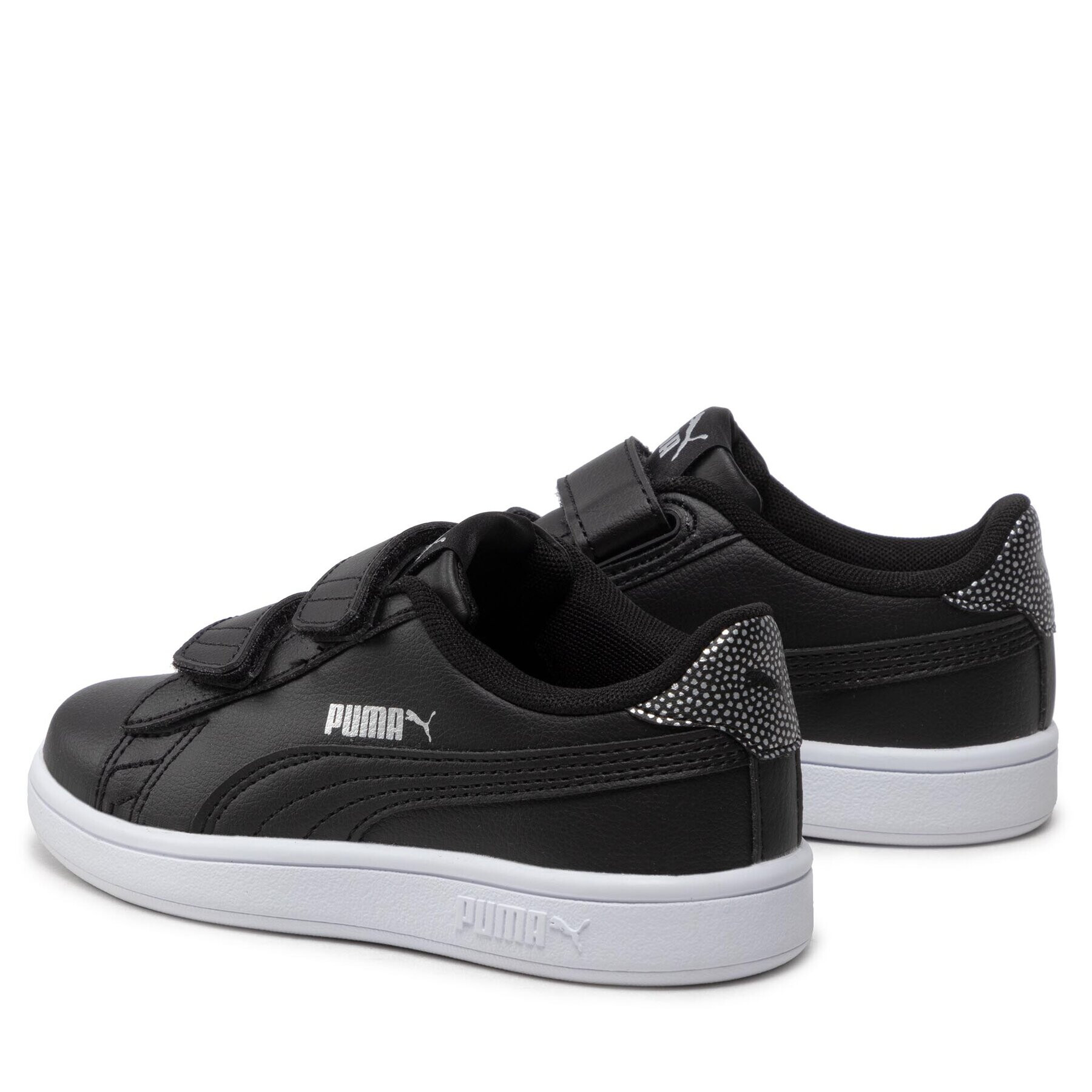 Puma Сникърси Smash V2 Metallics V Ps 386198 02 Черен - Pepit.bg