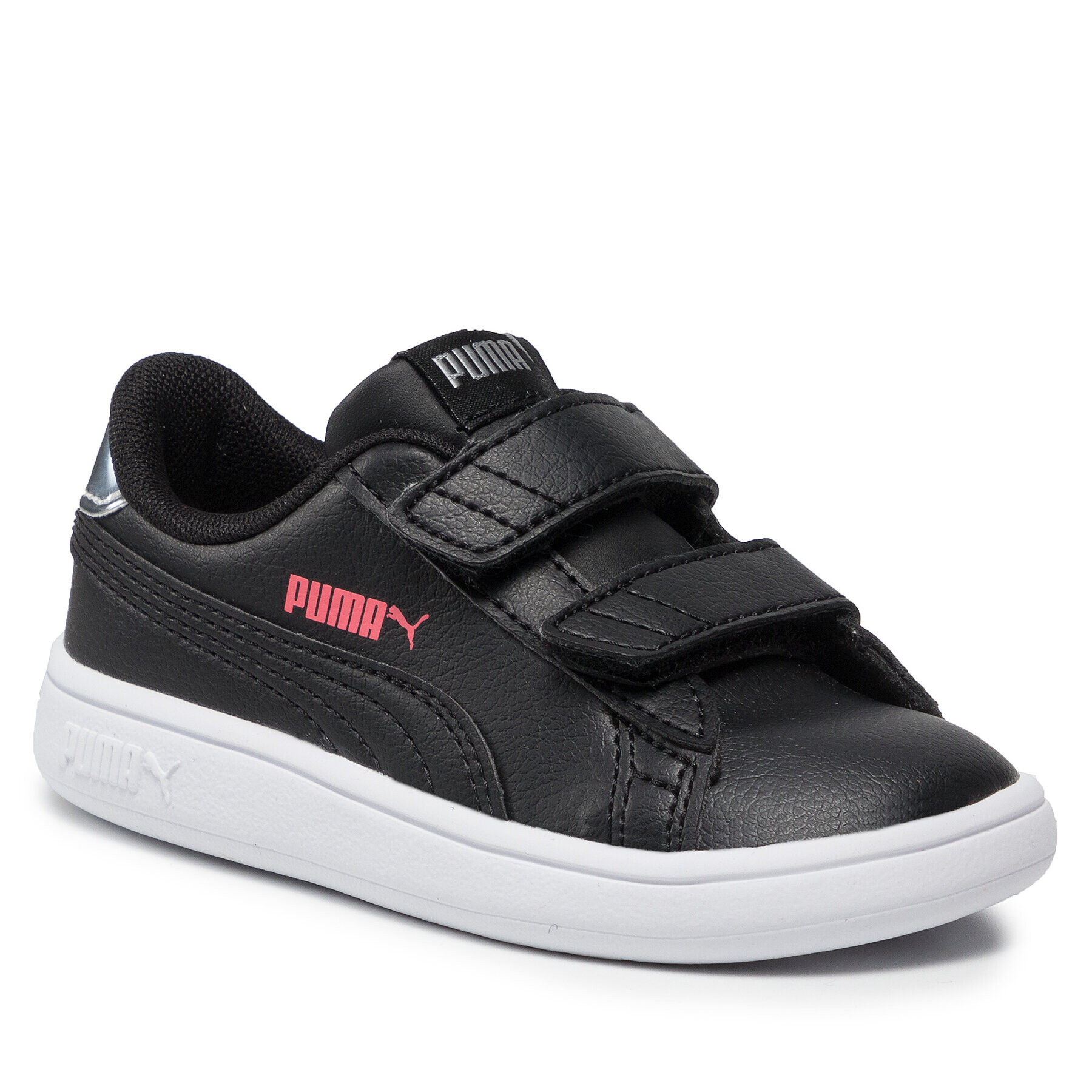 Puma Сникърси Smash v2 Sl Mtlic V Inf 382377 02 Черен - Pepit.bg