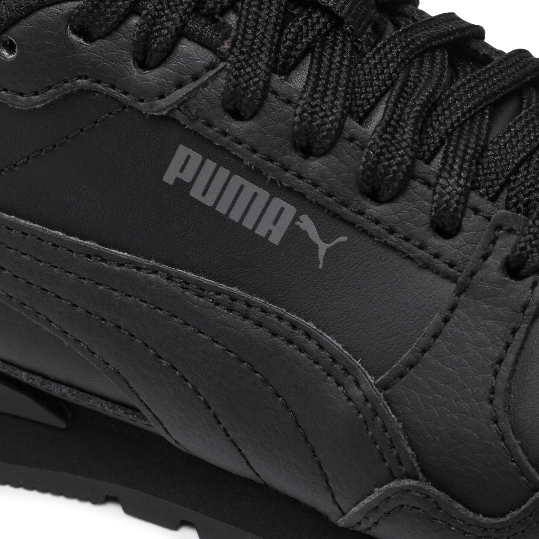 Puma Сникърси St Runner V3 L Jr 384904 01 Черен - Pepit.bg