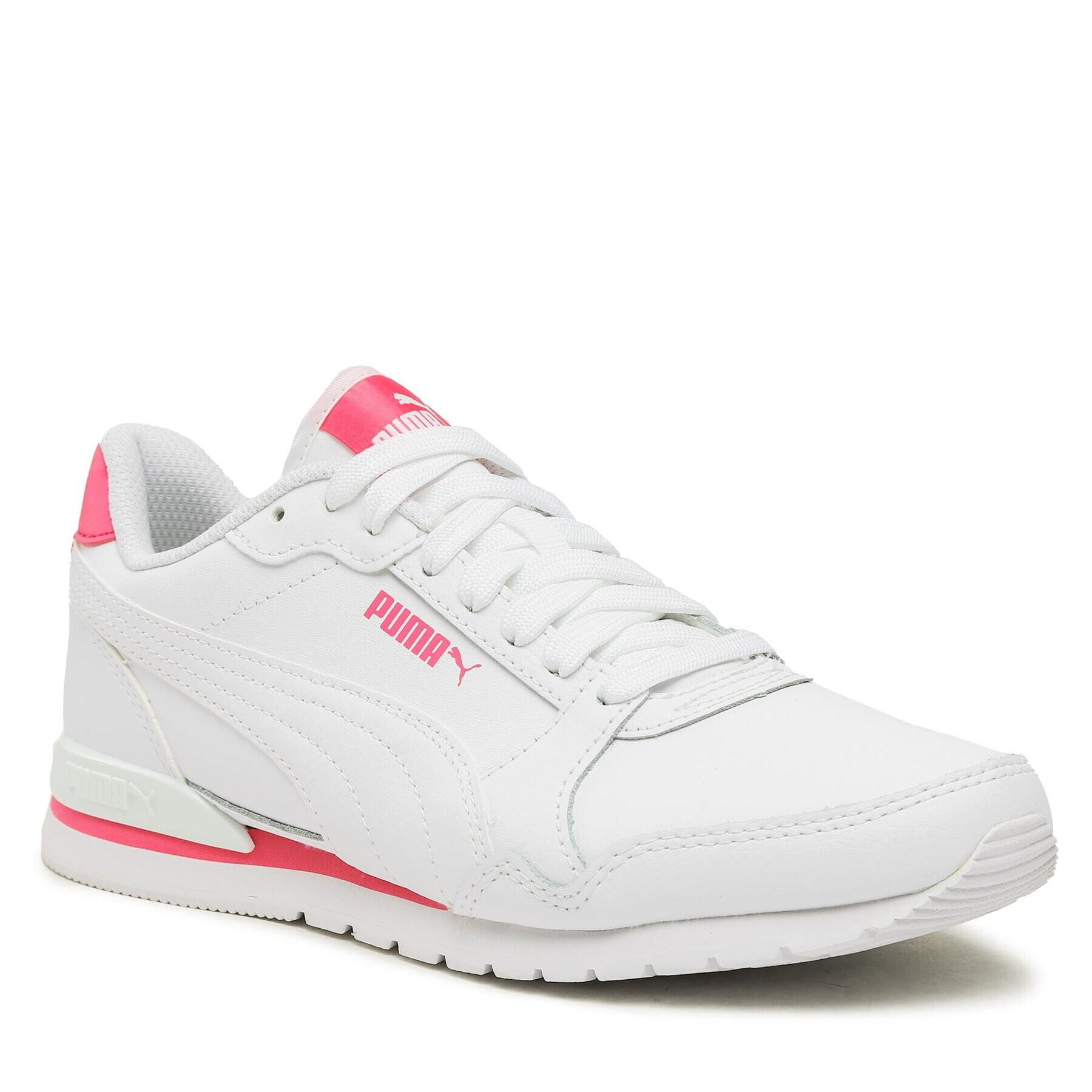 Puma Сникърси St Runner v3 L Jr 384904 04 Бял - Pepit.bg